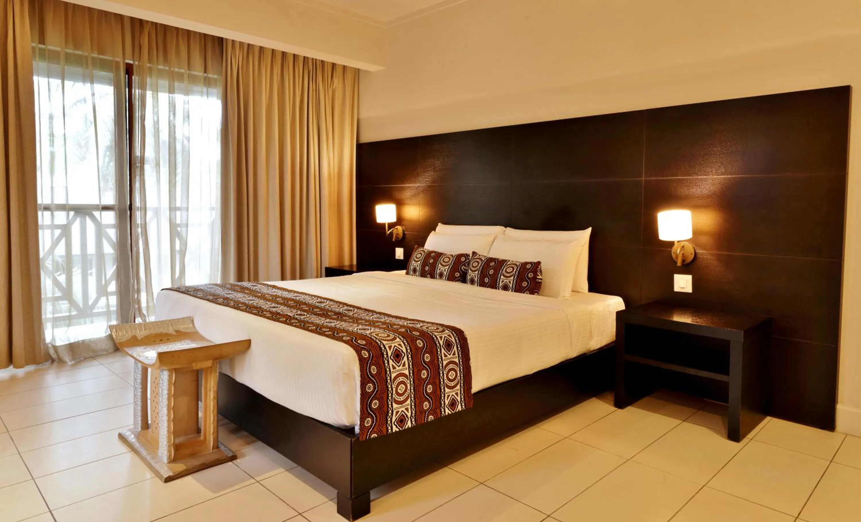 Bed in Labadi Beach Hotel