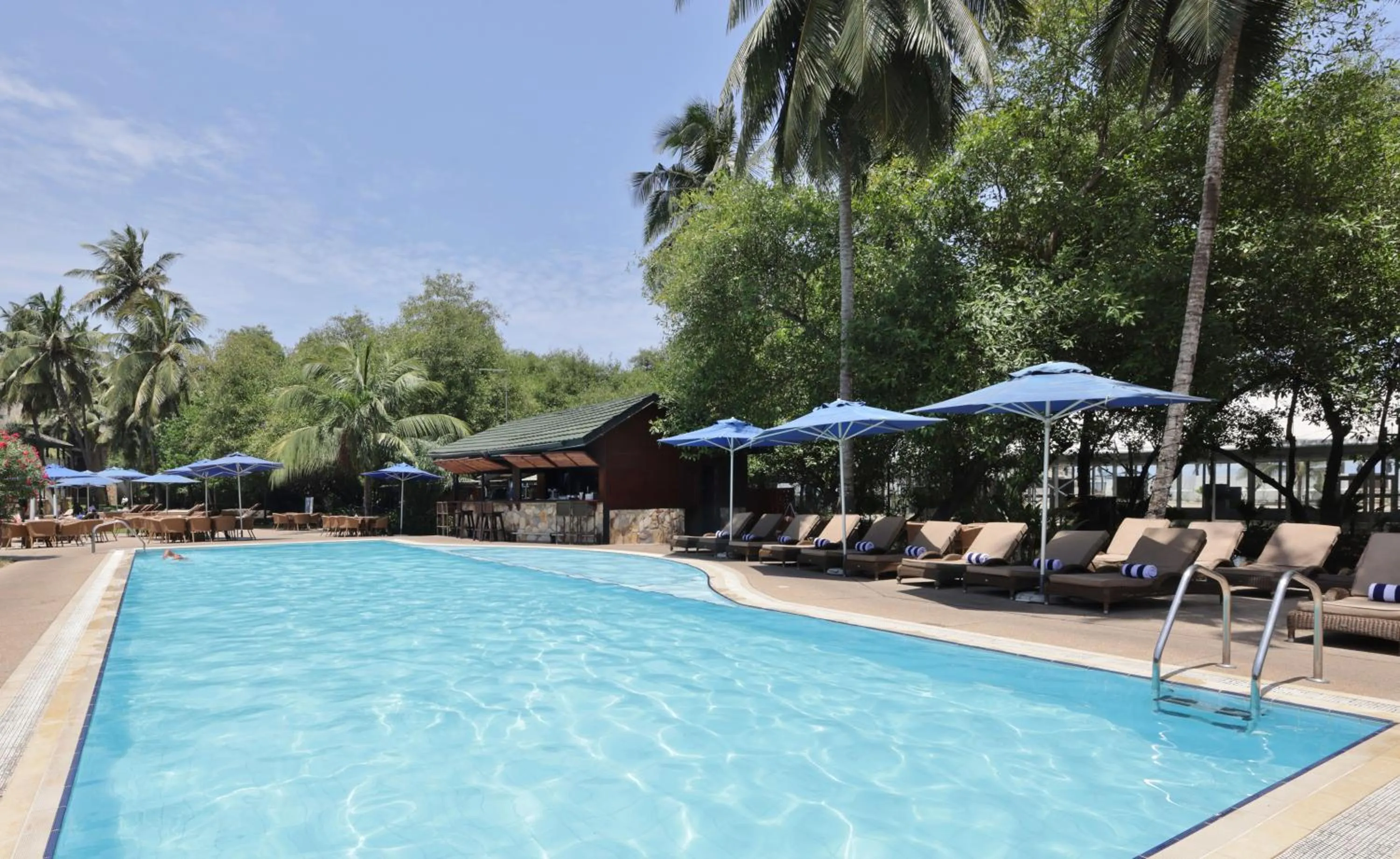 Swimming pool in Labadi Beach Hotel