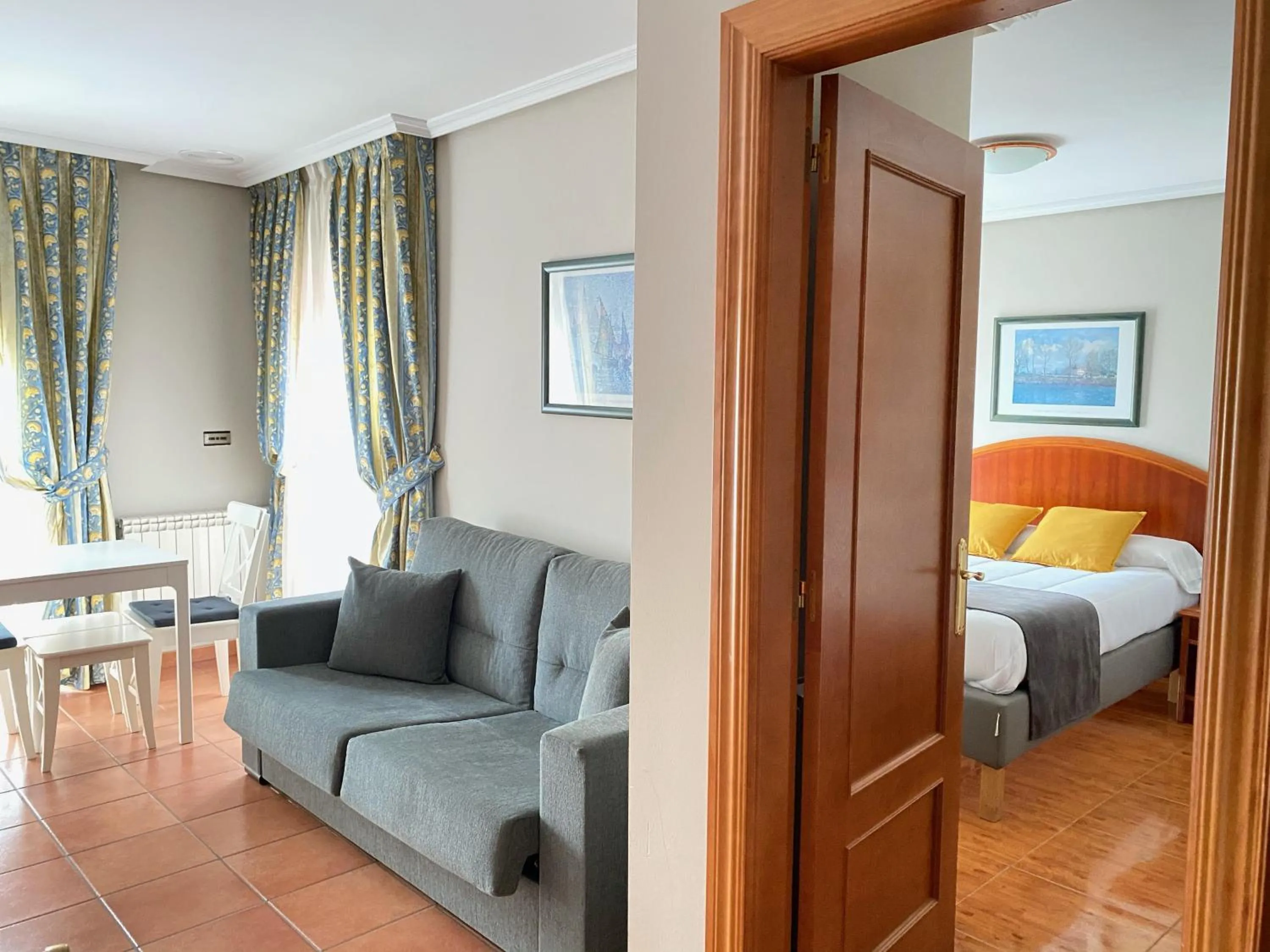 Bed in Hotel - Apartamentos Peña Santa