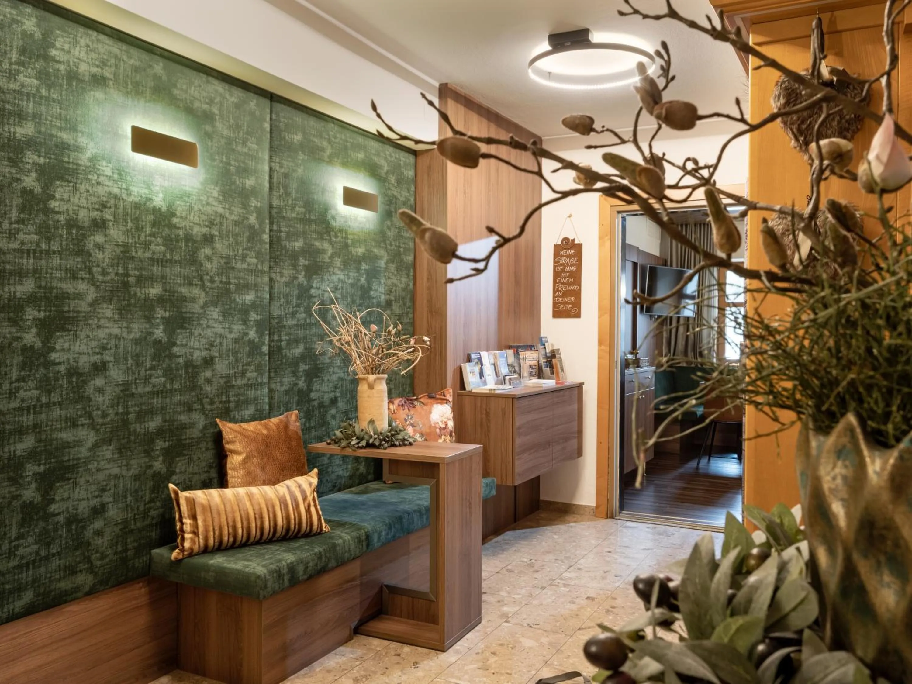 Lobby or reception in La Pasta Hotel Restaurant