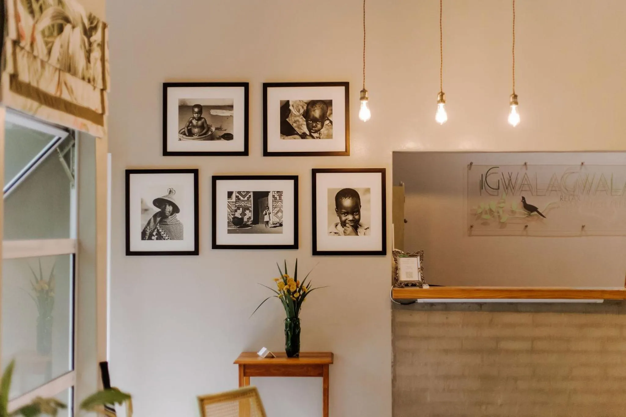 Lobby or reception in iGwalagwala Guest House