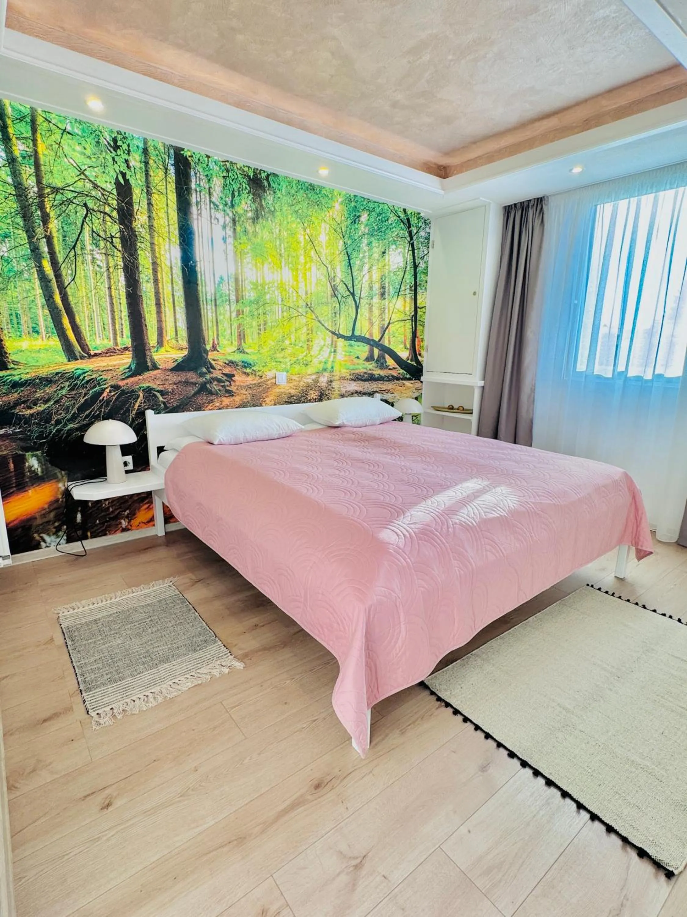 Bedroom, Bed in Villa Helvetia