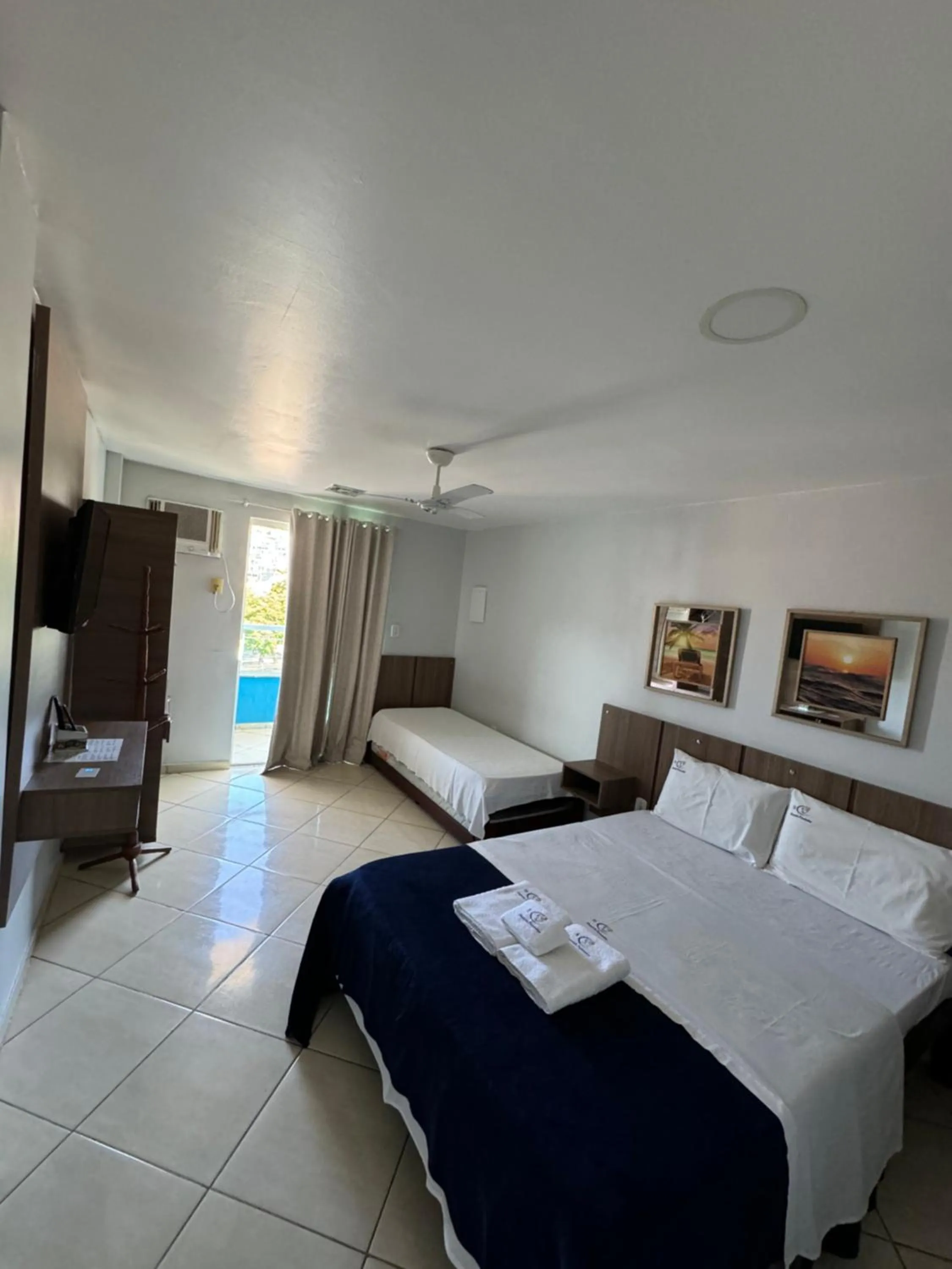 Bed in Pousada Fernandes