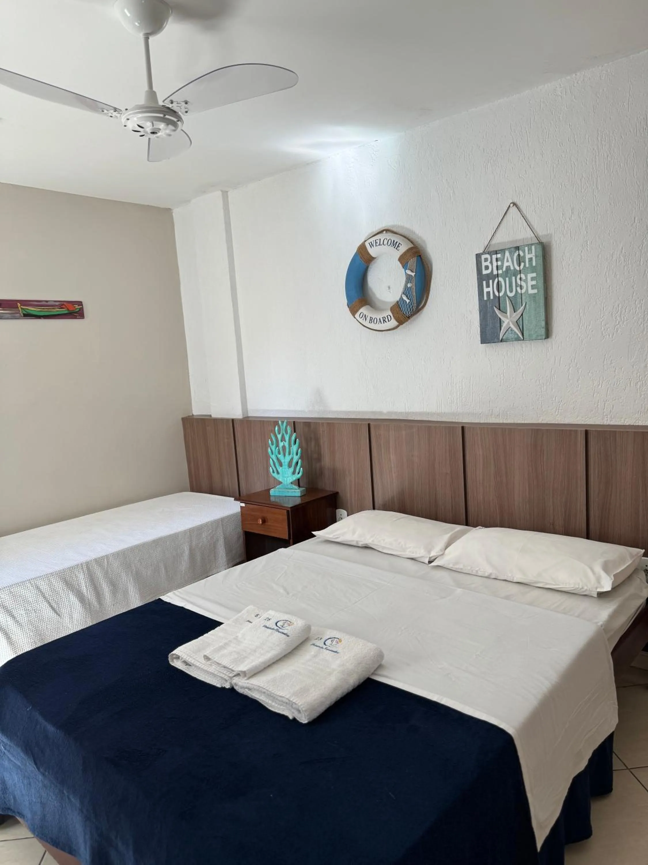 Bed in Pousada Fernandes