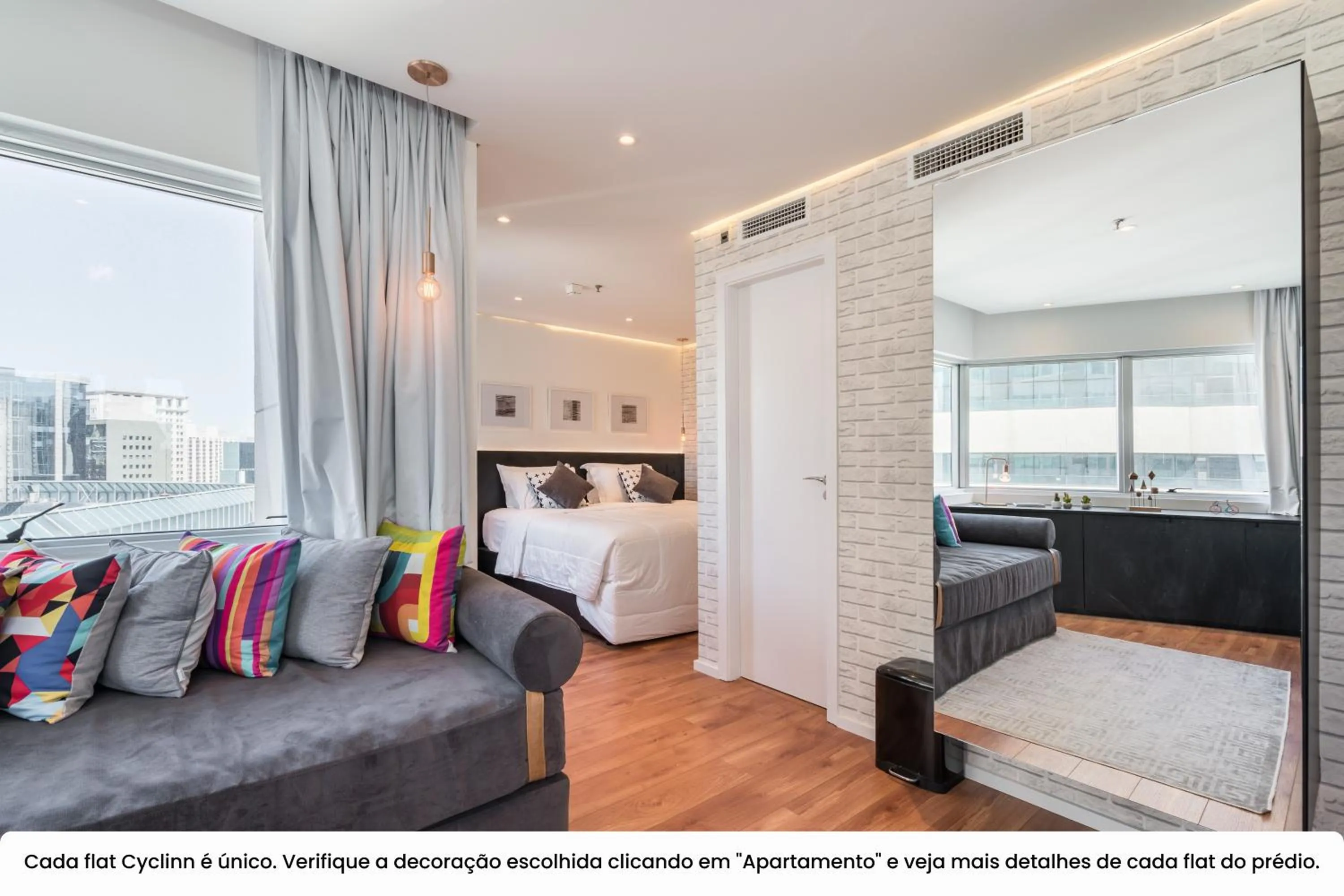 Photo of the whole room, Bed in RD Cyclinn Vila Olímpia