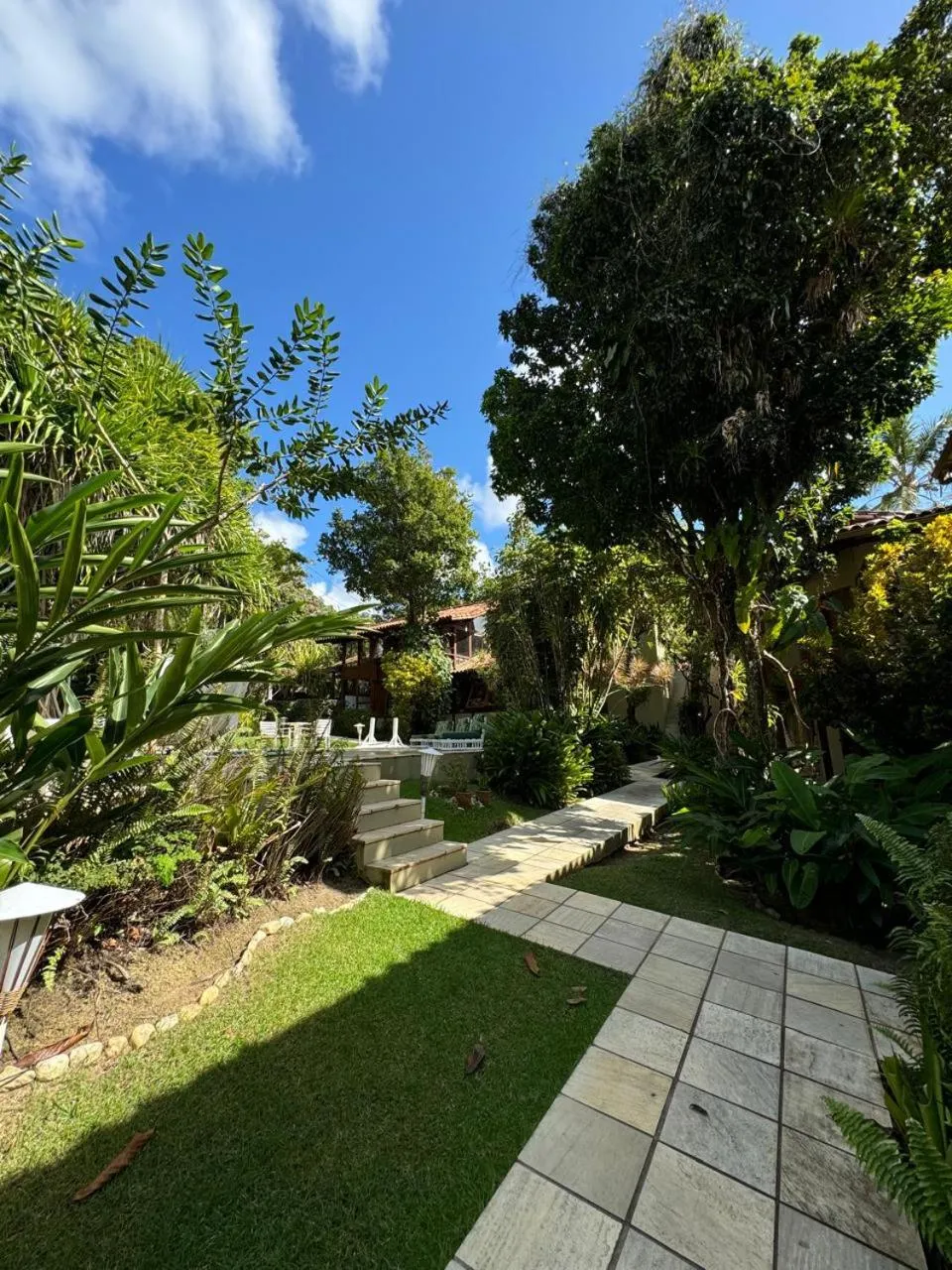 Garden view in Pousada Coisa e Tao