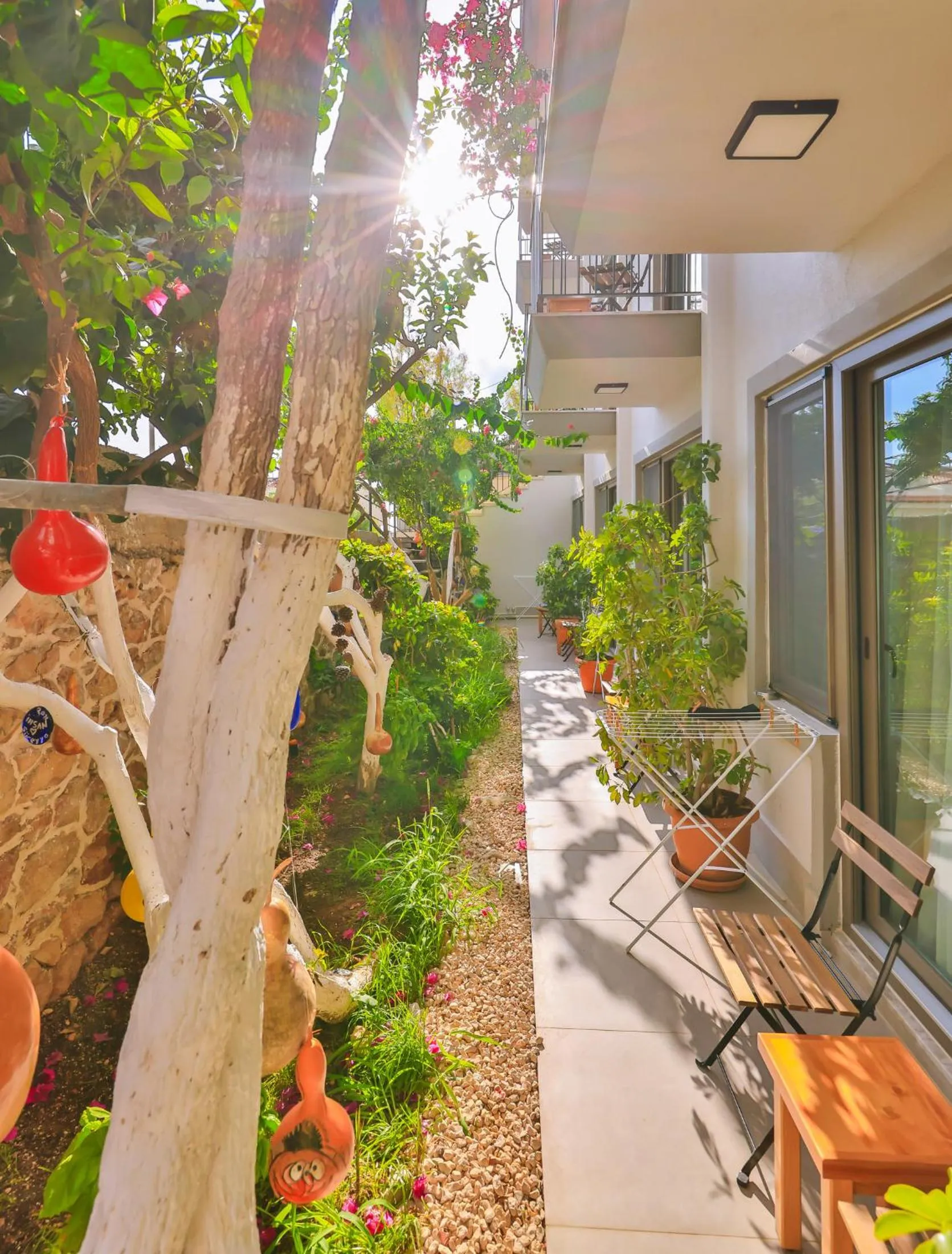 Garden view in Aphrodite Hotel Kaş