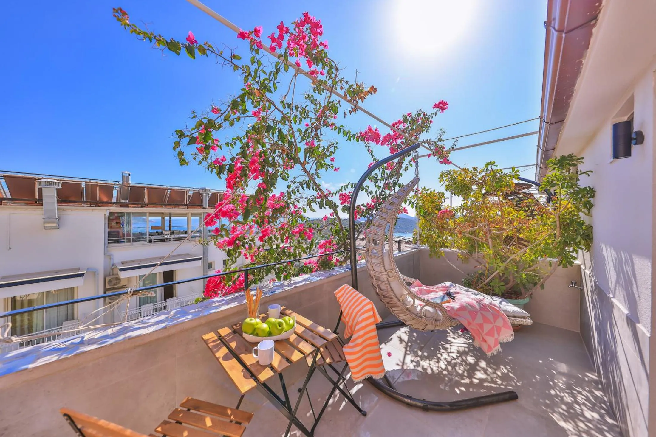 Balcony/Terrace in Aphrodite Hotel Kaş
