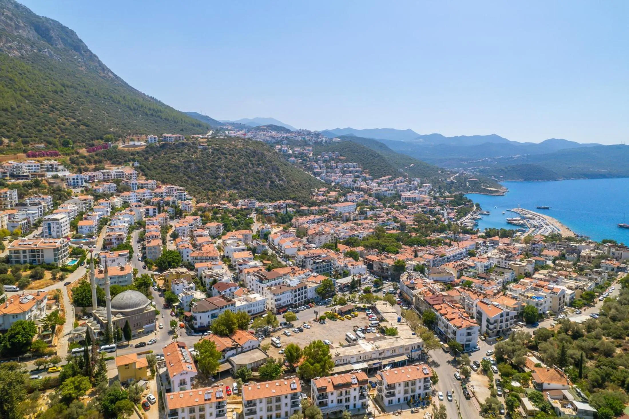 City view in Aphrodite Hotel Kaş
