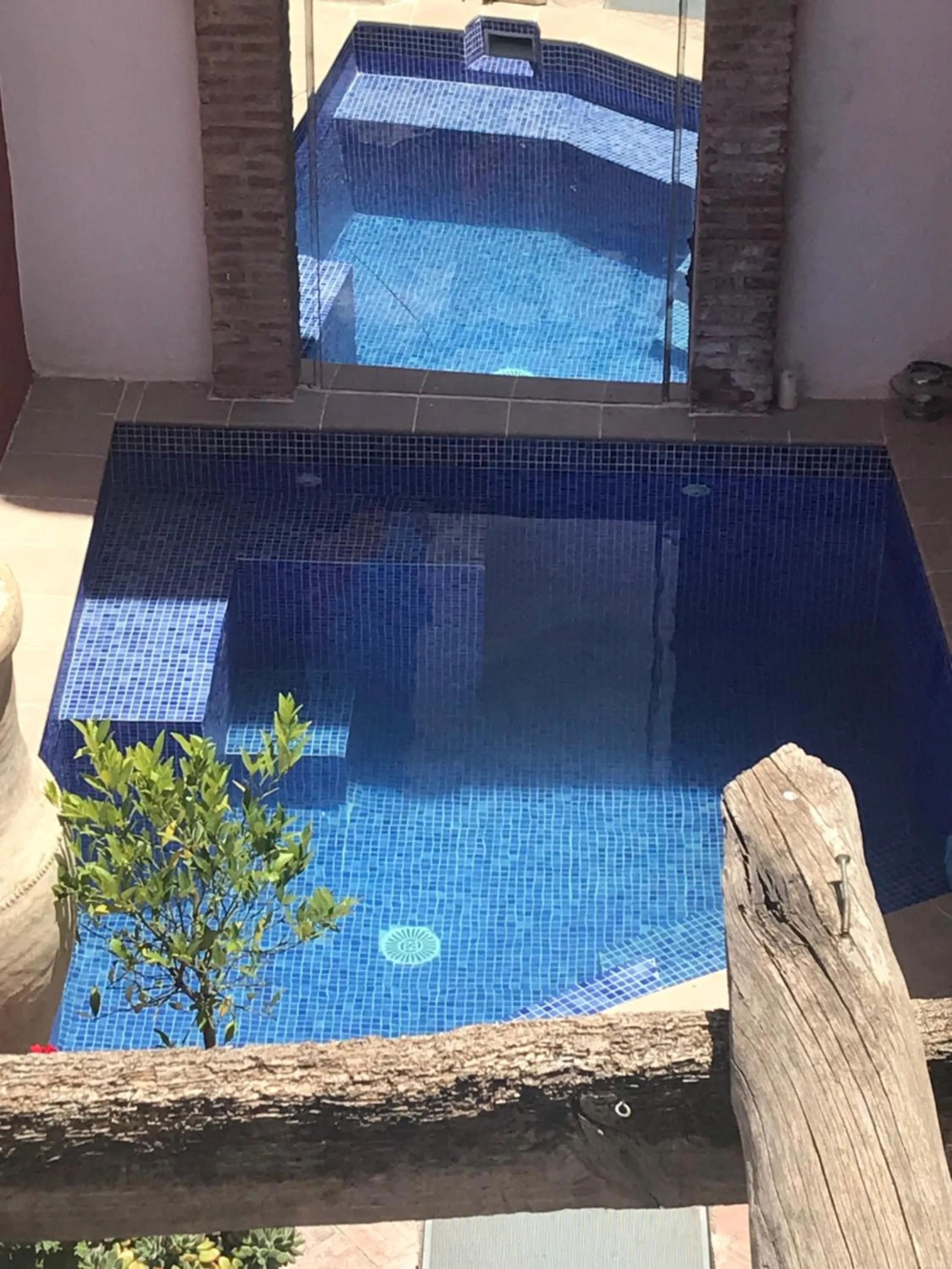 Pool view in Casa Aire de Lecrin
