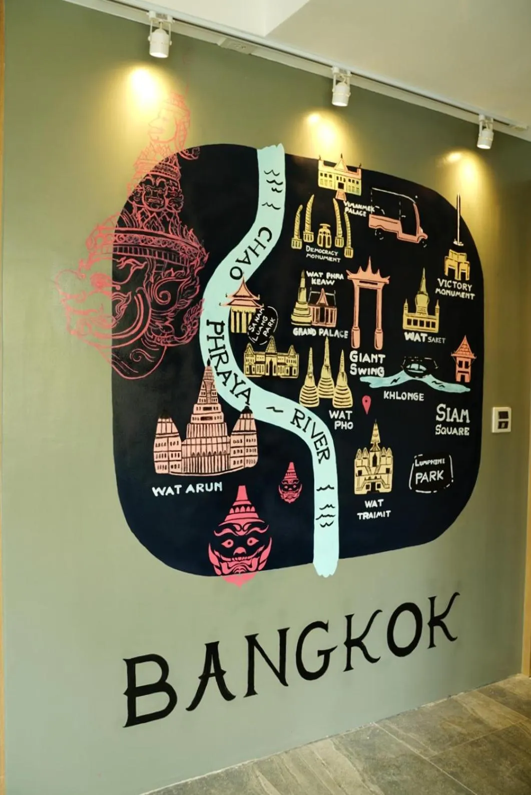 Decorative detail in YAKTHAI POSHTEL