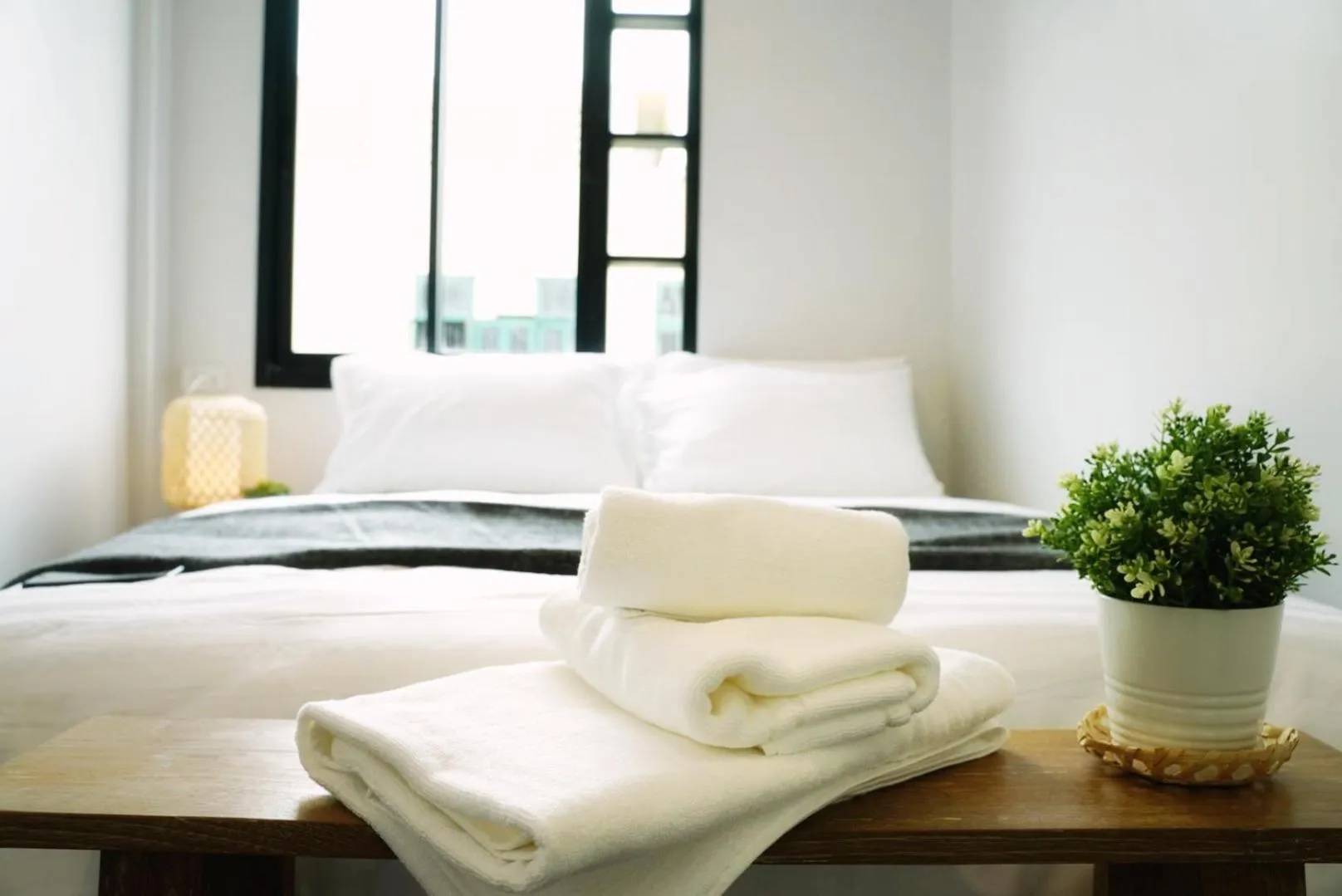 Bed in YAKTHAI POSHTEL