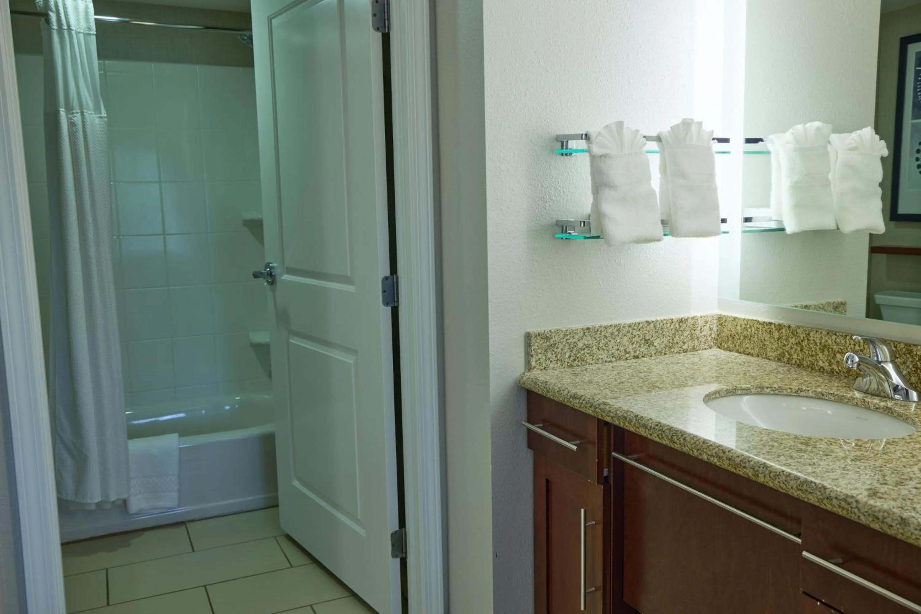 Bathroom in Residence Inn by Marriott Columbia Northwest/Harbison