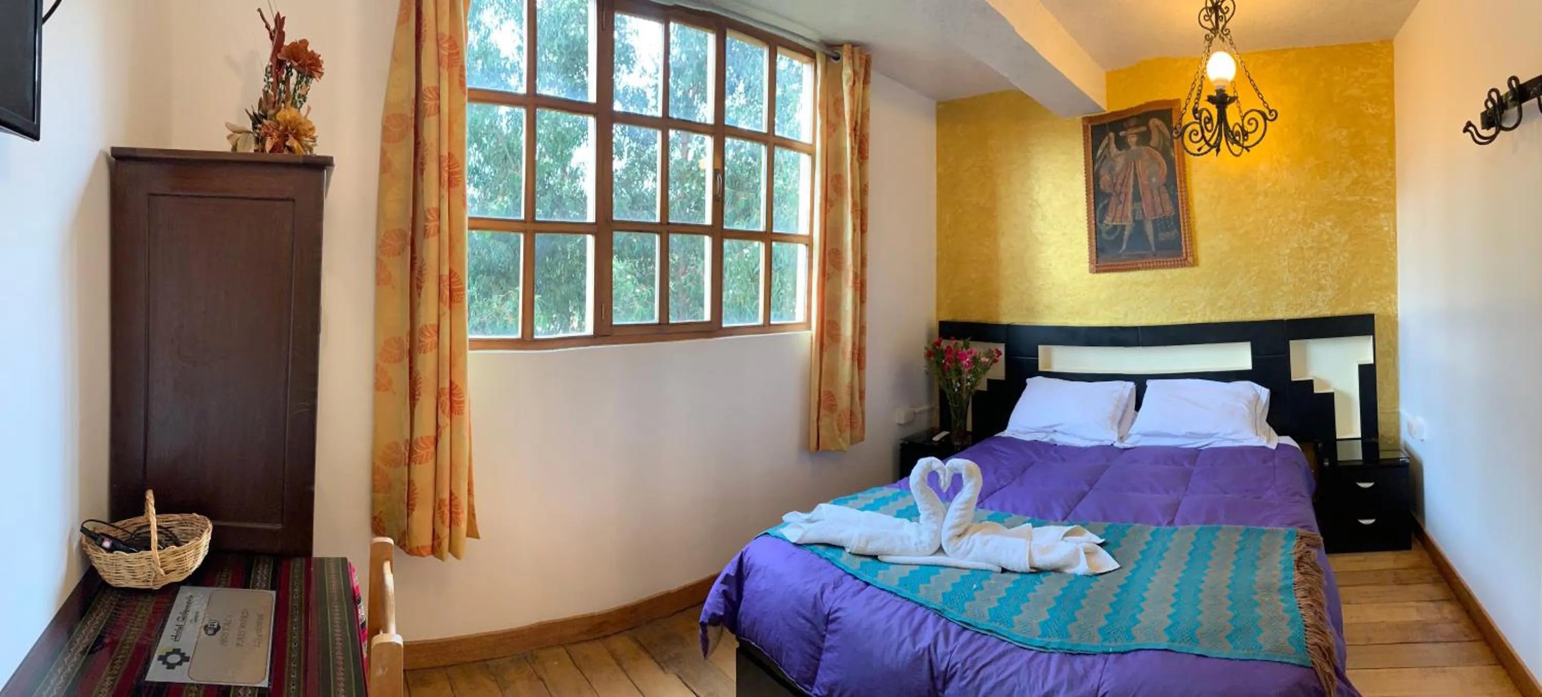 Bed in Hostal Qolqampata