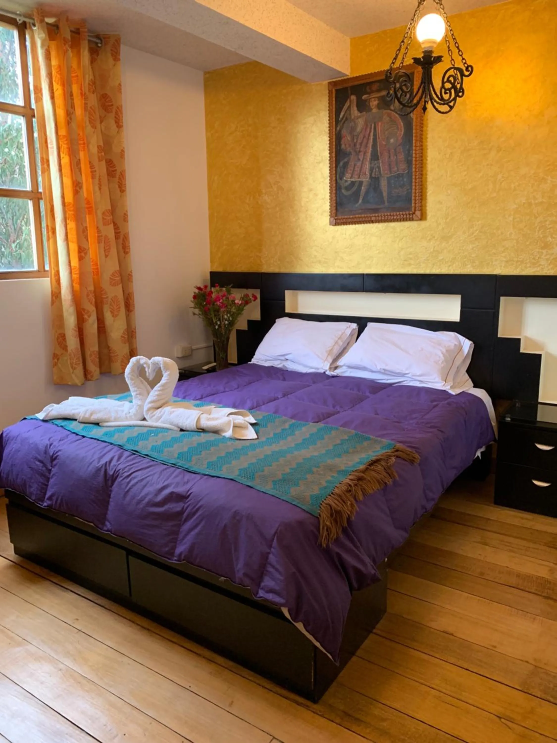 Photo of the whole room, Bed in Hostal Qolqampata