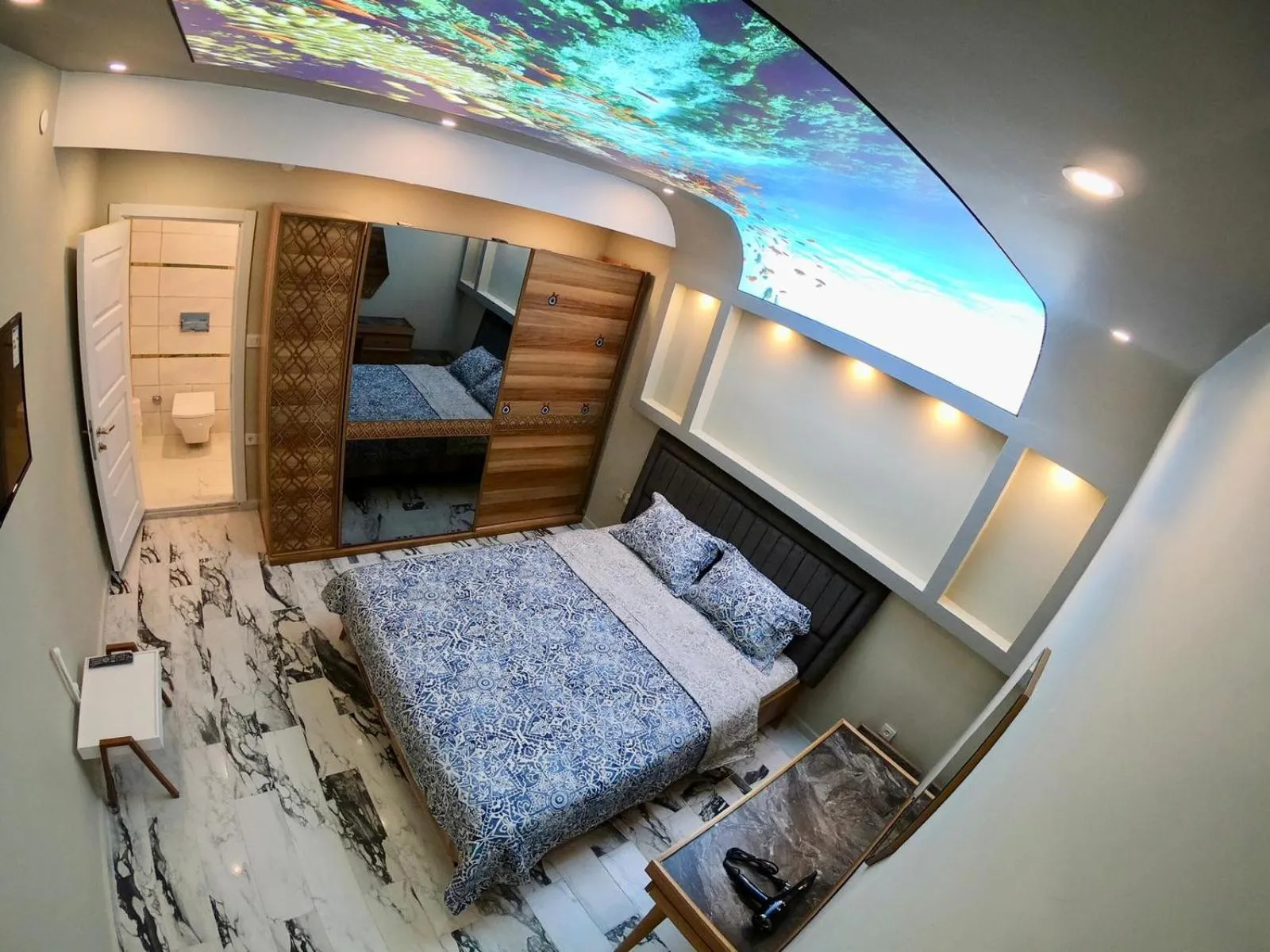 Bed in PASHA APART~BOUTİQUE HOTEL/YALOVA