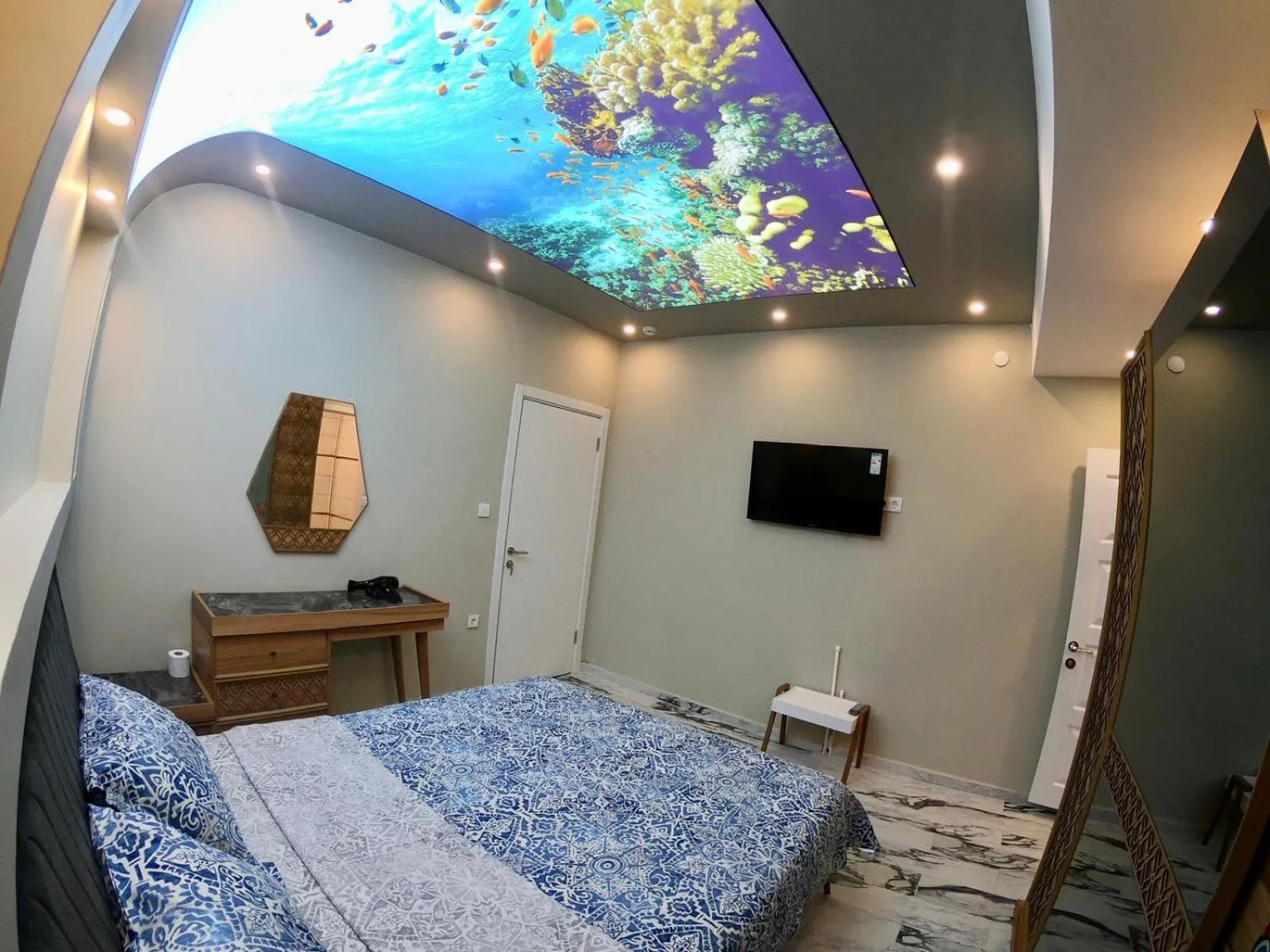 Bed in PASHA APART~BOUTİQUE HOTEL/YALOVA