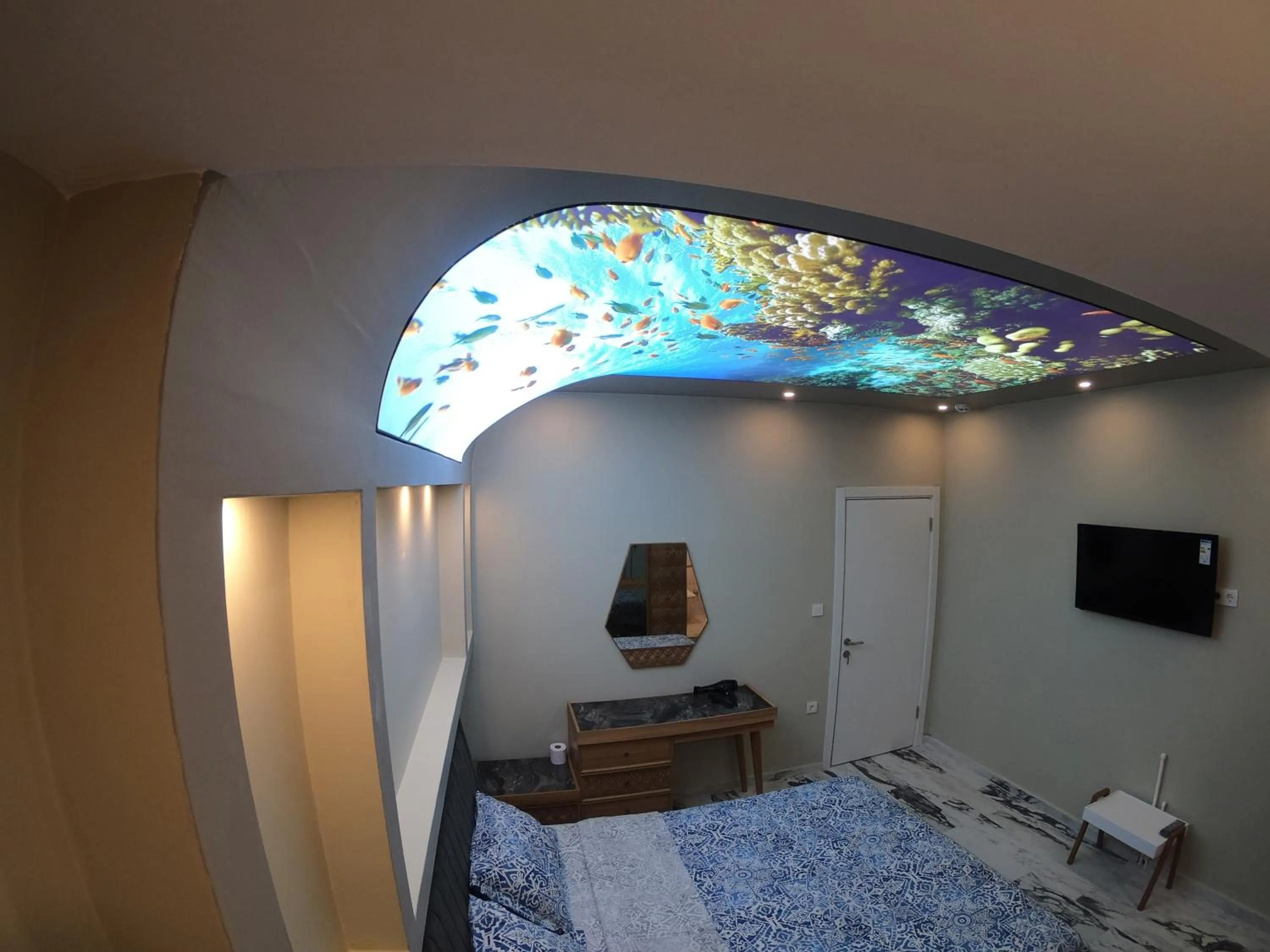 Bed in PASHA APART~BOUTİQUE HOTEL/YALOVA