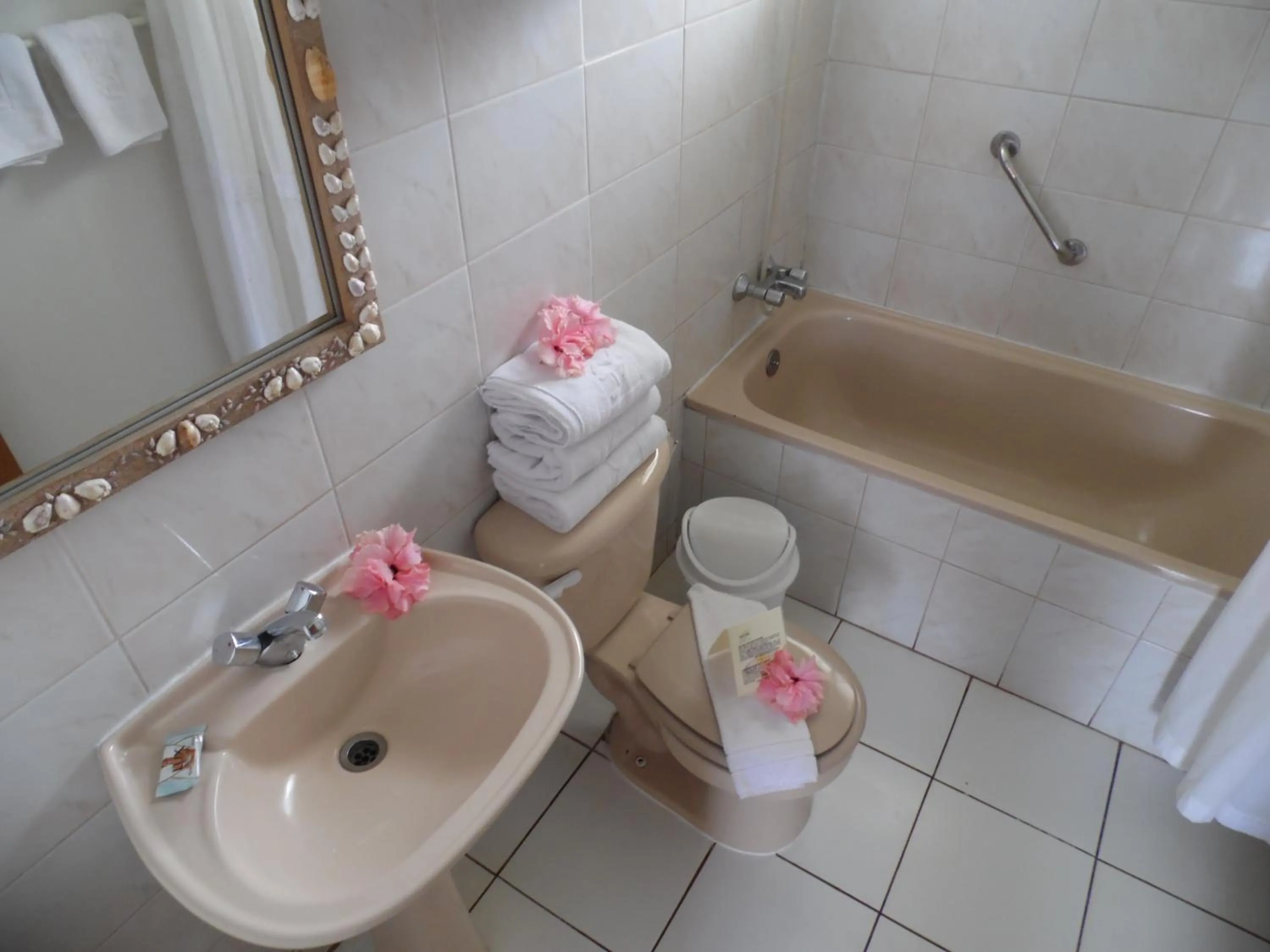 Shower in Hotel Manutara