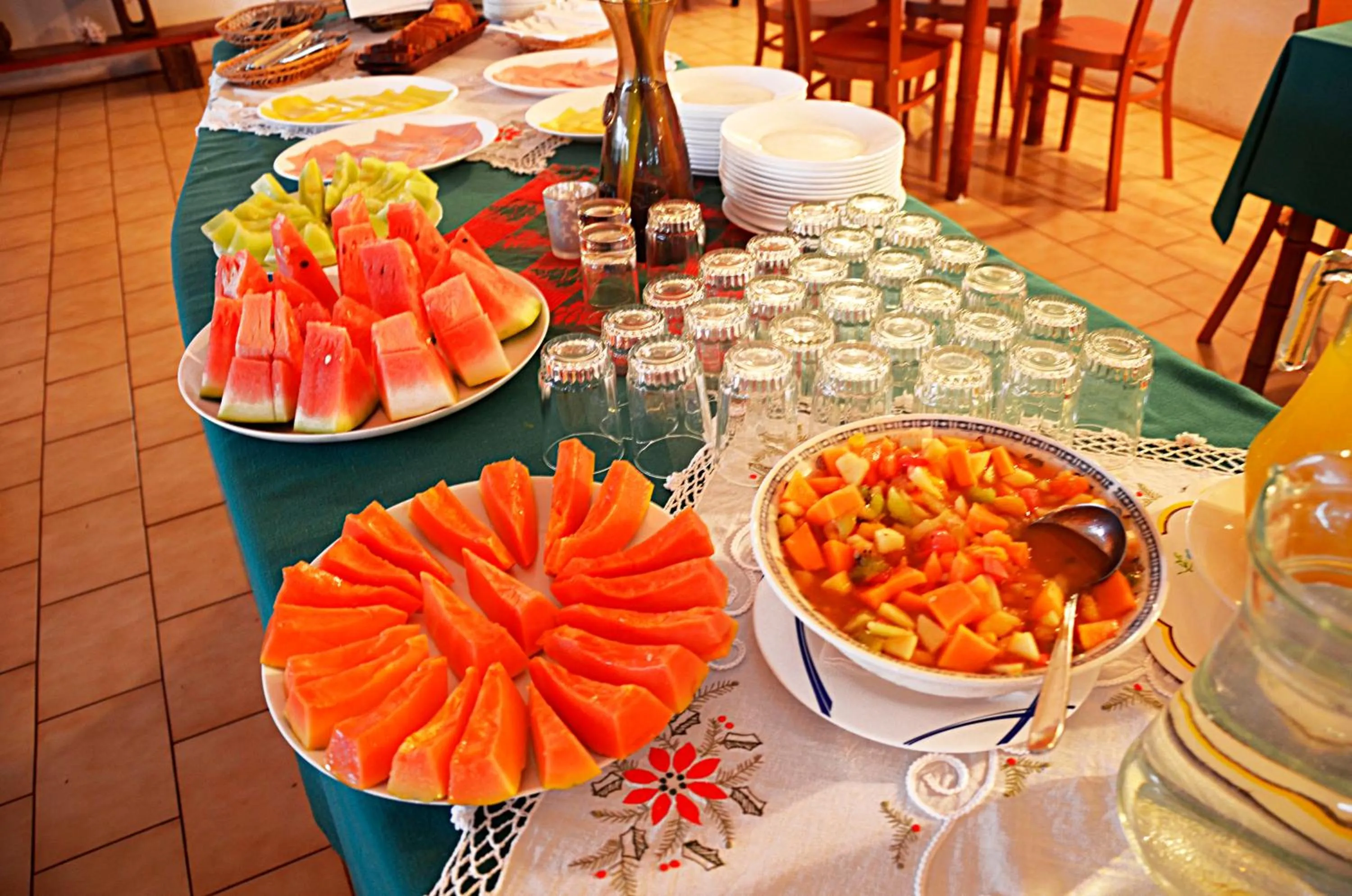 Continental breakfast in Hotel Manutara