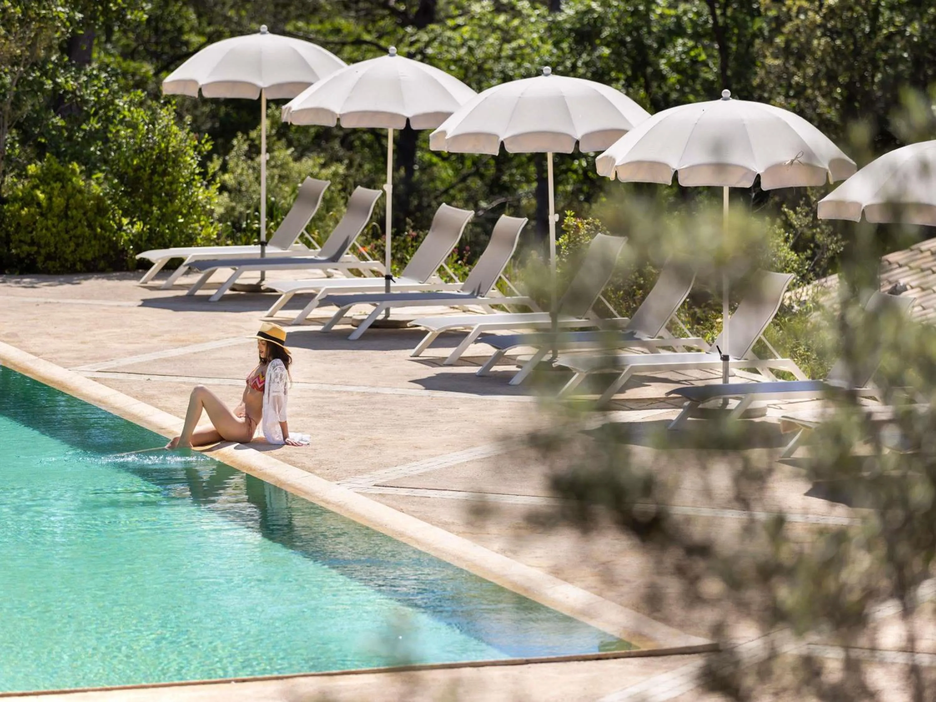 Pool view in Mercure Brignoles Golf de Barbaroux & Spa