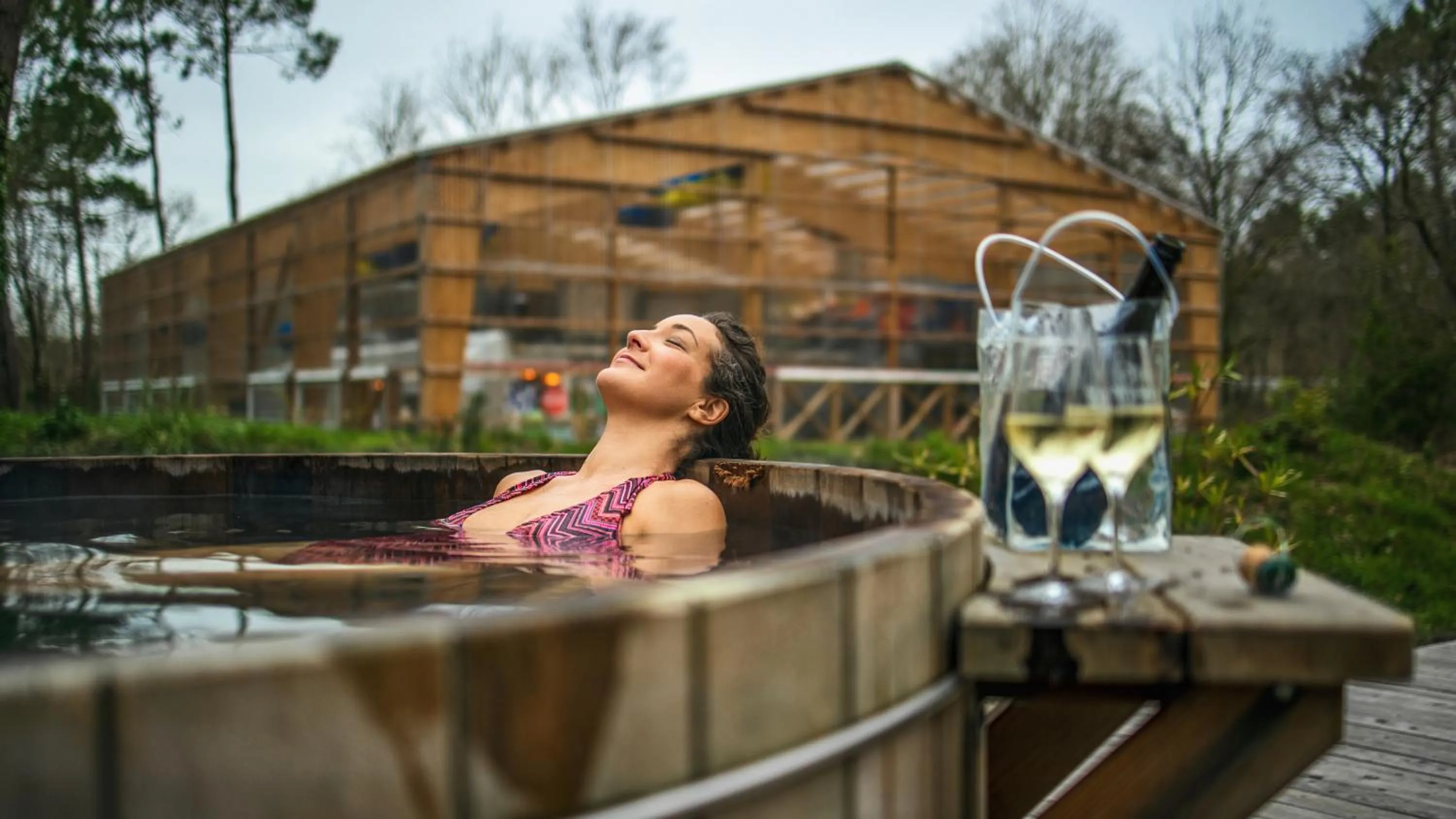 Hot Tub in La Belle Folie