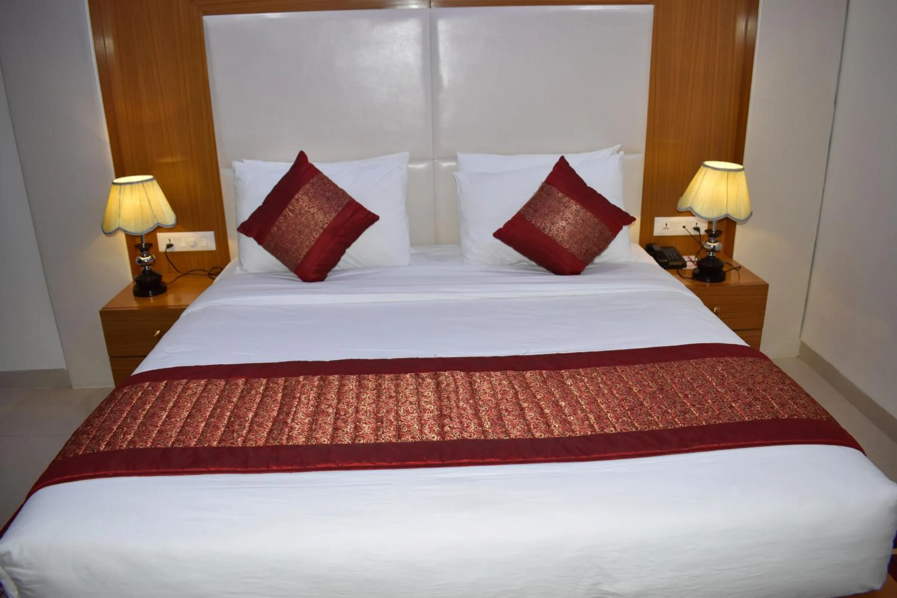 Bed in HOTEL ANAND INTERNATIONAL