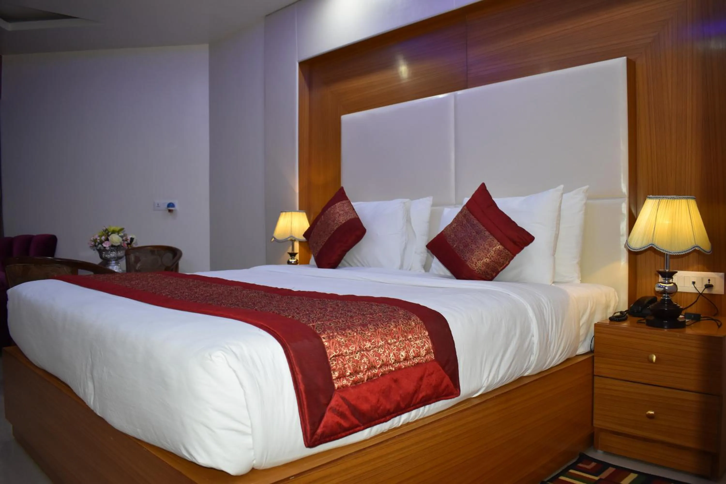 Bed in HOTEL ANAND INTERNATIONAL