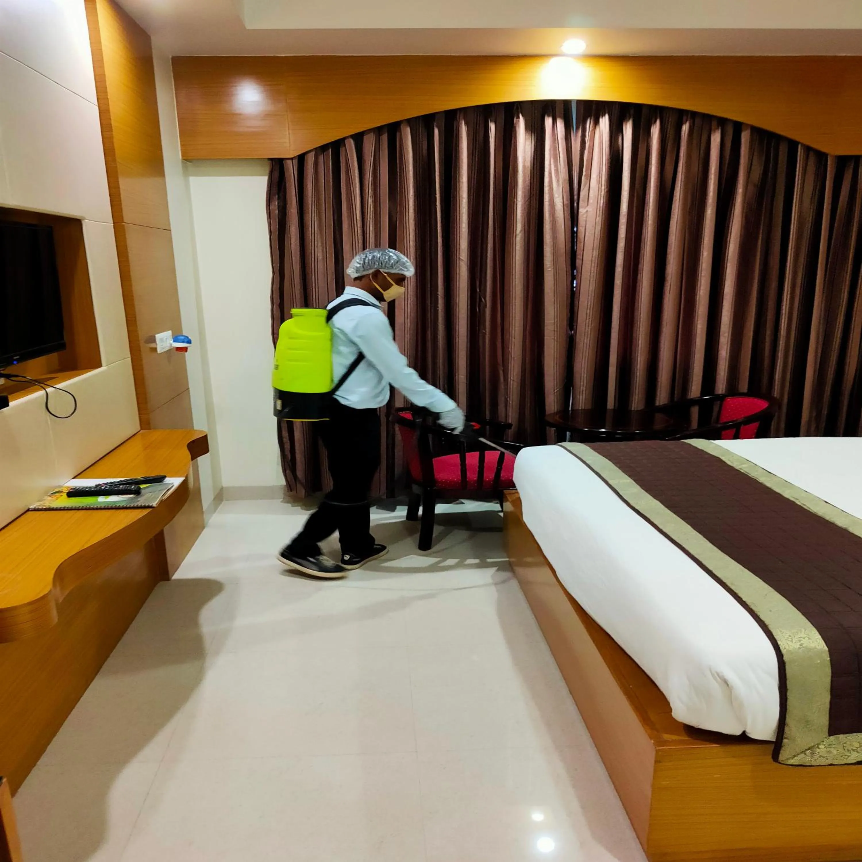 Bed in HOTEL ANAND INTERNATIONAL