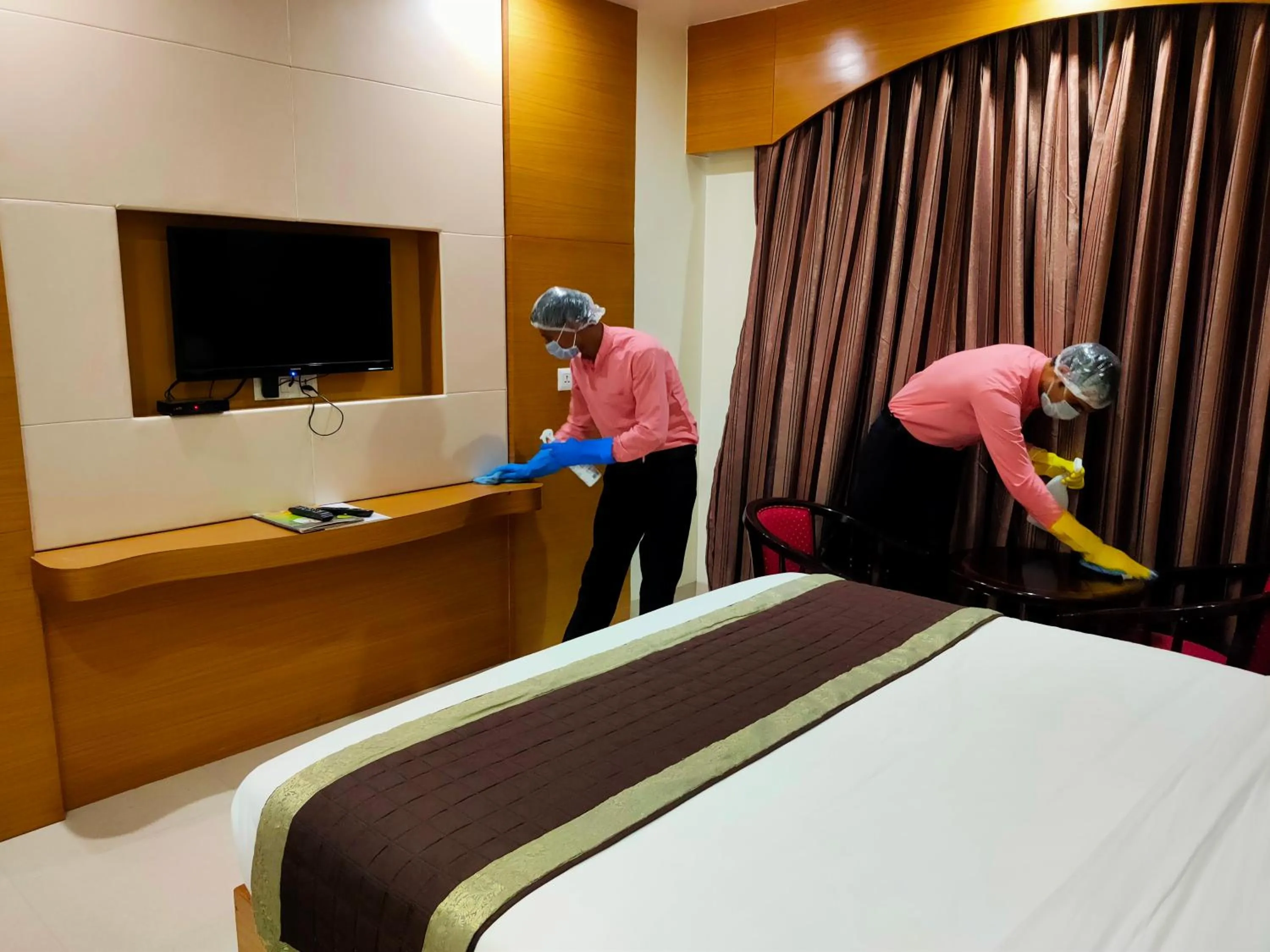 Bed in HOTEL ANAND INTERNATIONAL