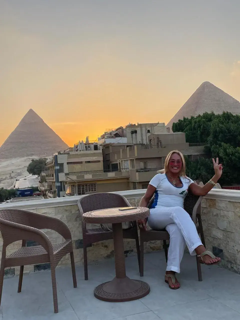 Triple Room with View in Sphinx palace pyramids view inn Triple Room with View in Sphinx palace pyramids view inn