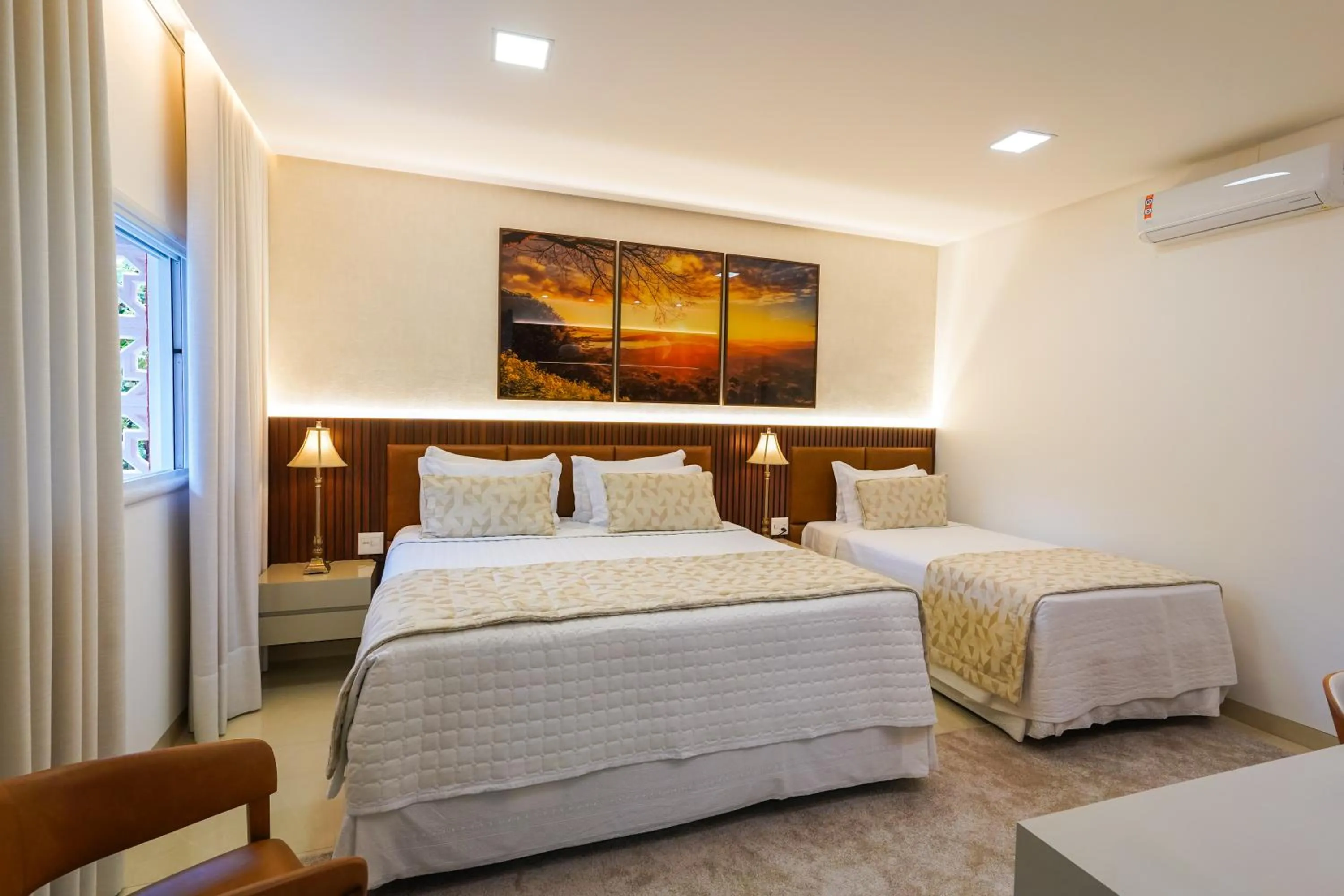 Bed in Ananda Pousada