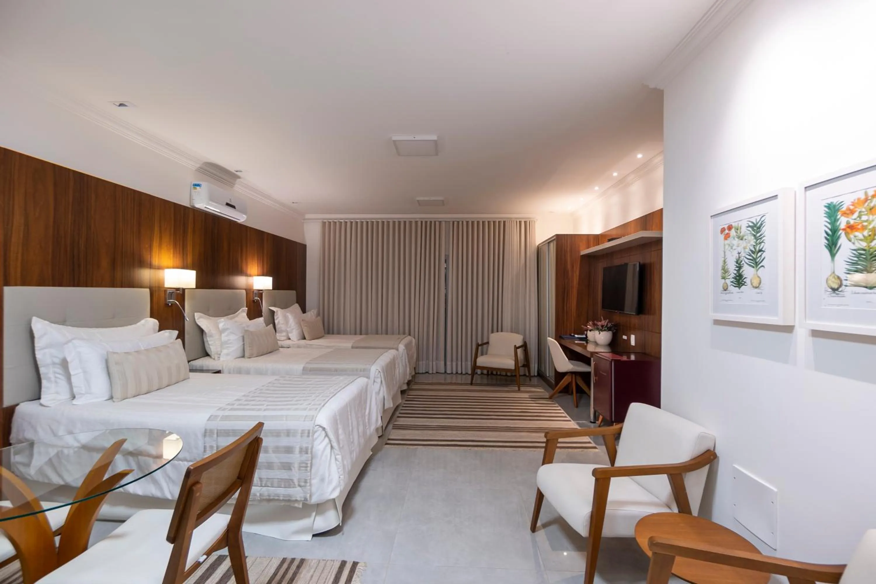 Bed in Ananda Pousada