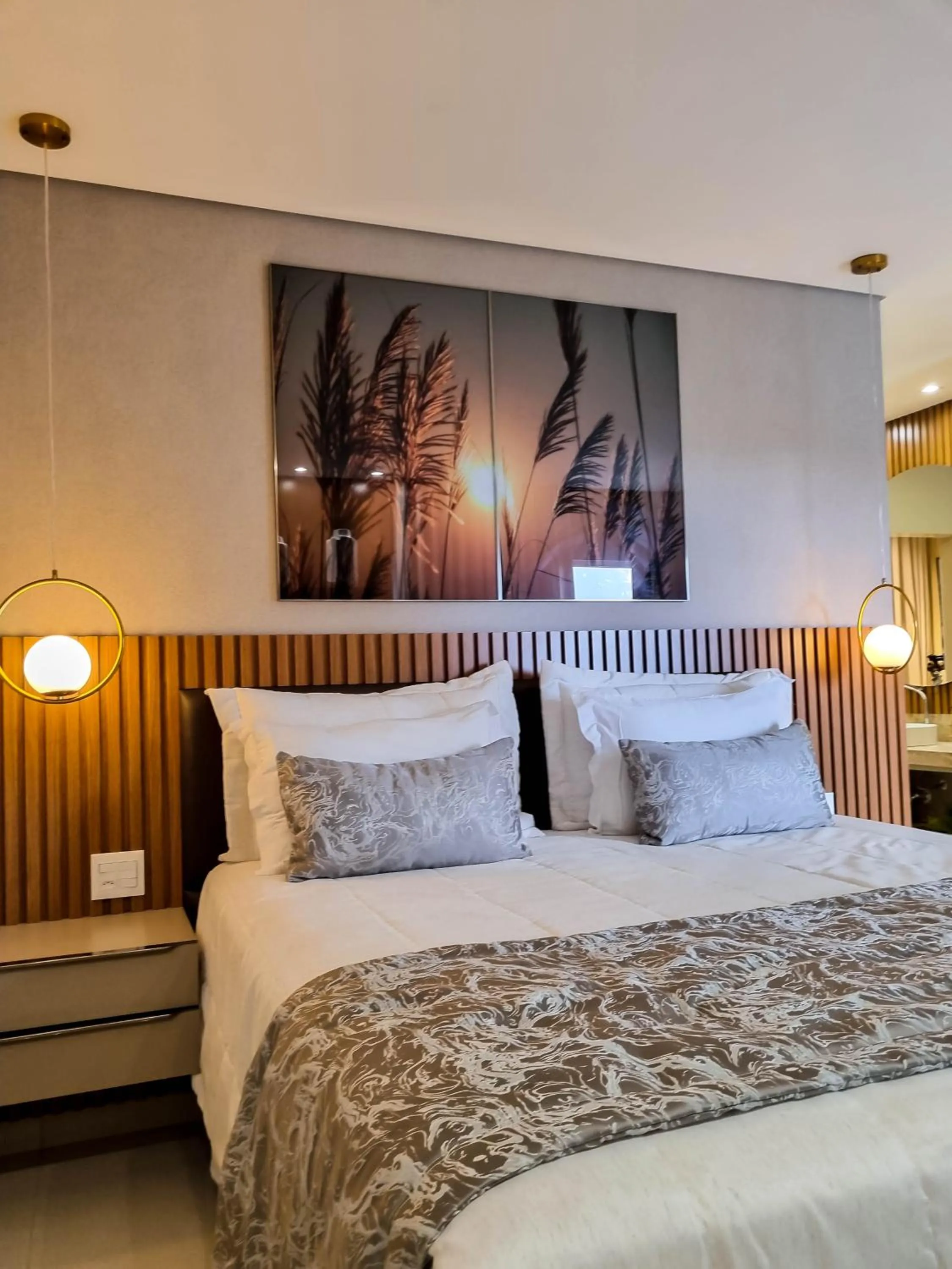 Bed in Ananda Pousada