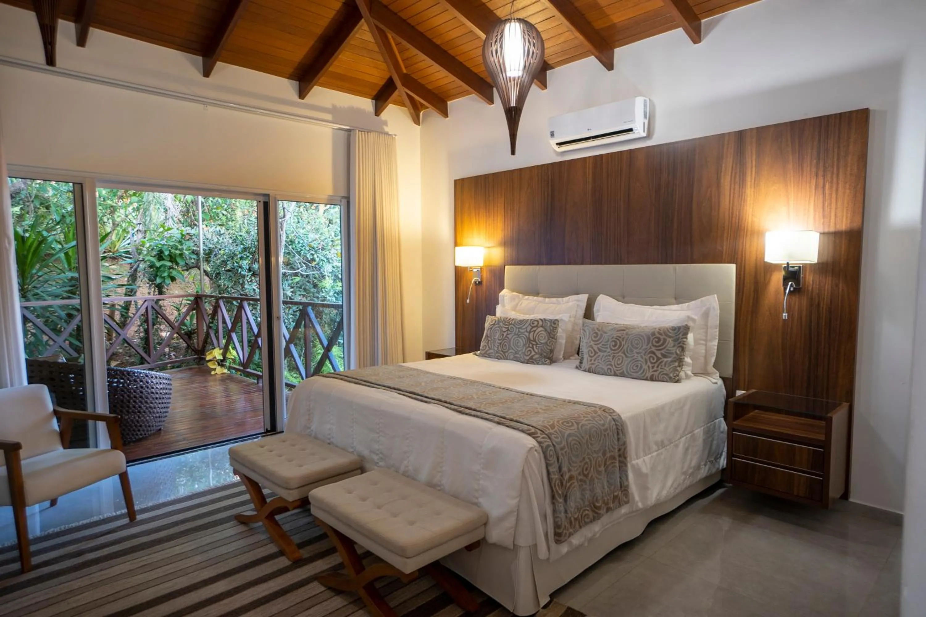 Bed in Ananda Pousada