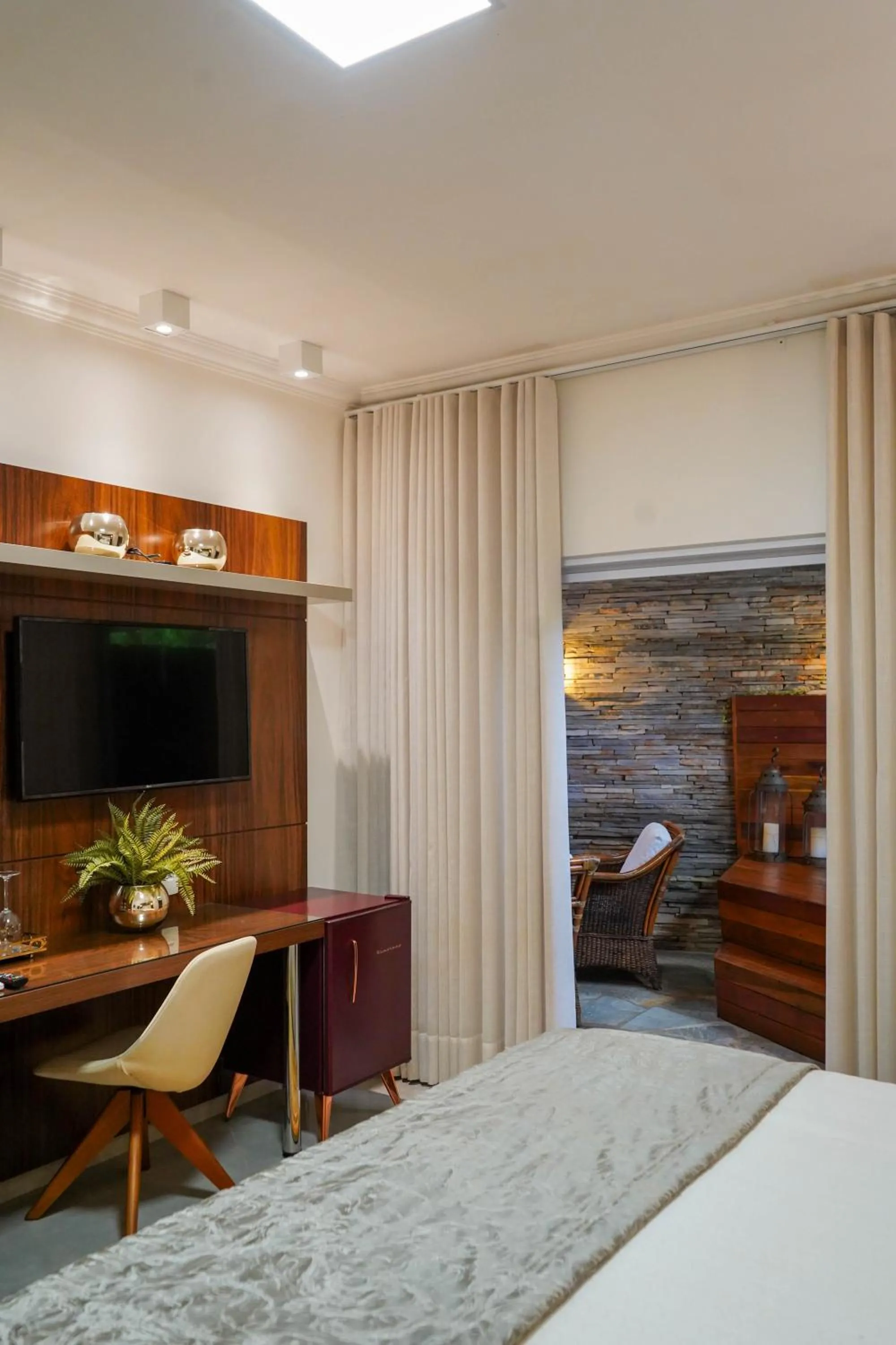 Bed in Ananda Pousada