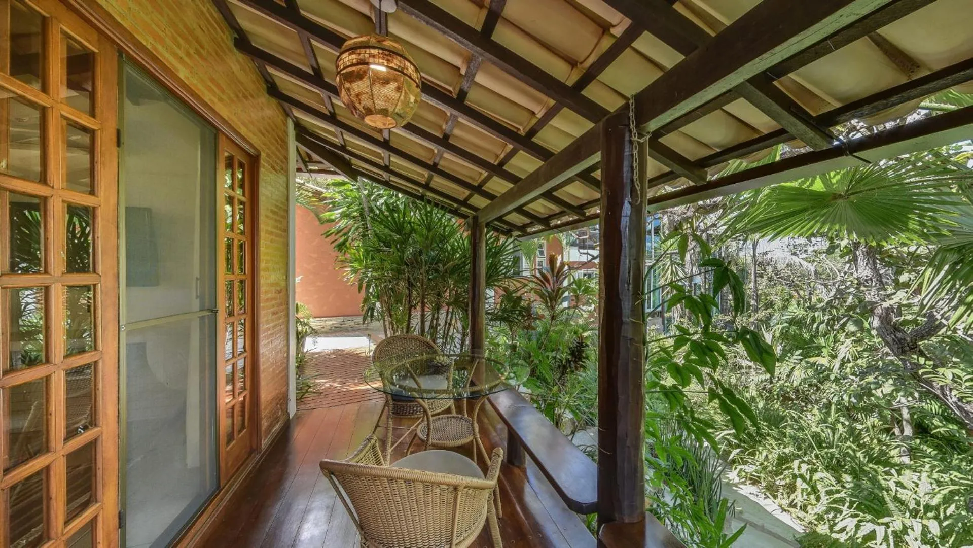 Patio in Ananda Pousada