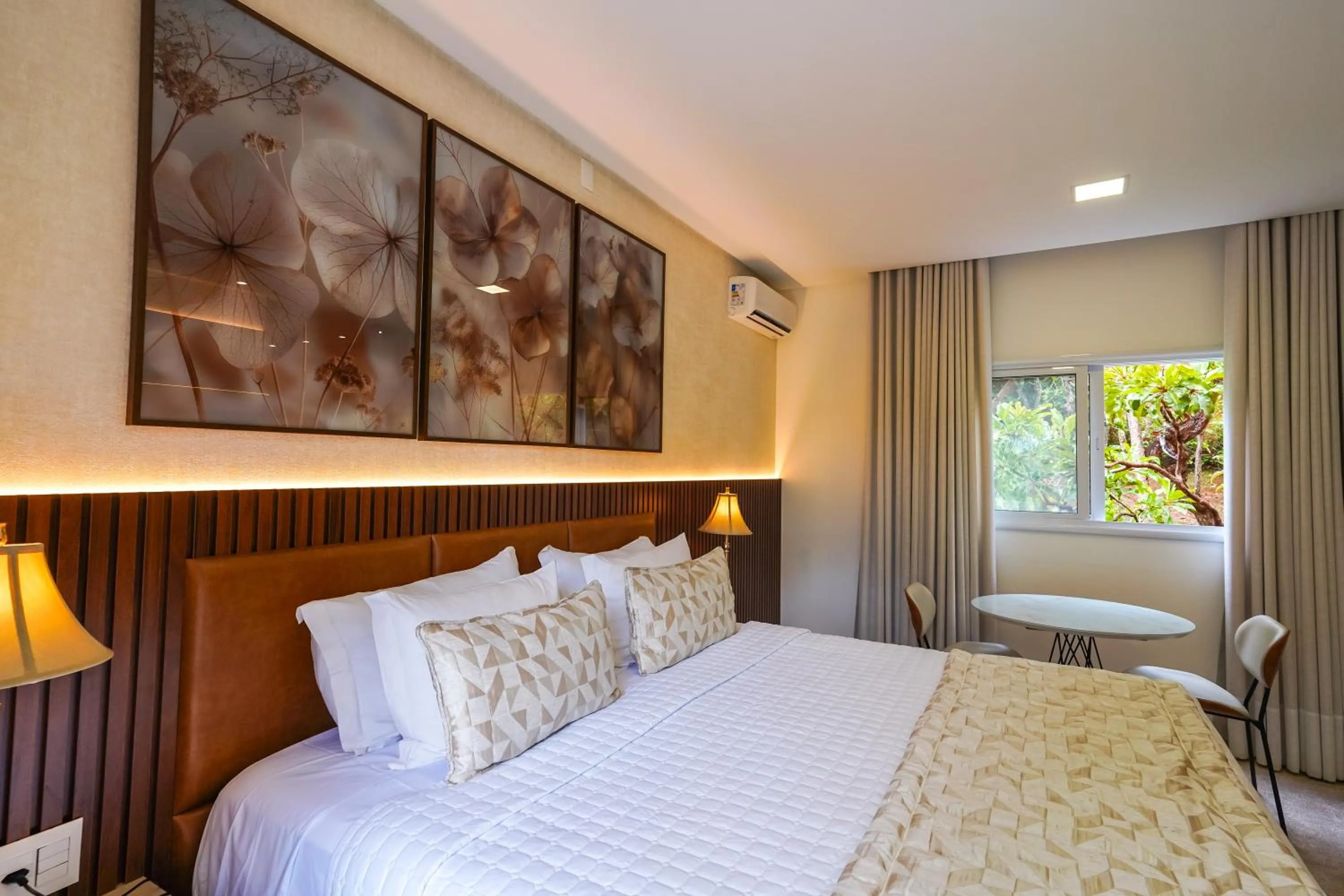 Bed in Ananda Pousada