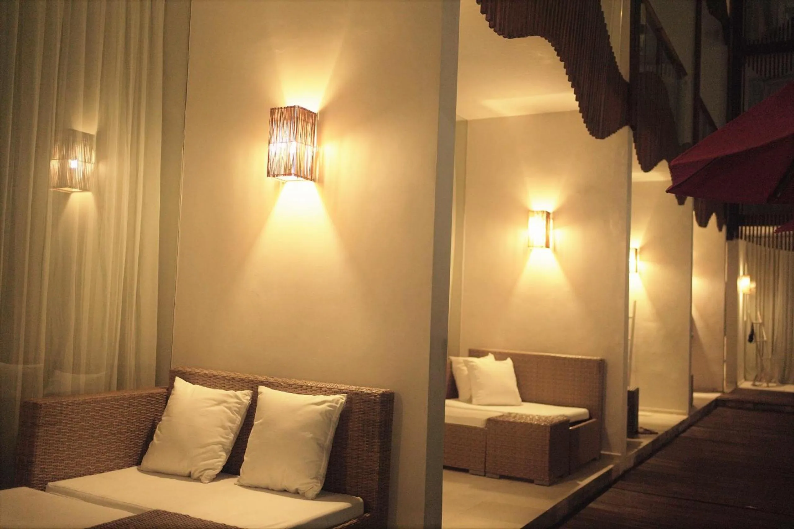 Balcony/Terrace, Bed in The Bene Hotel