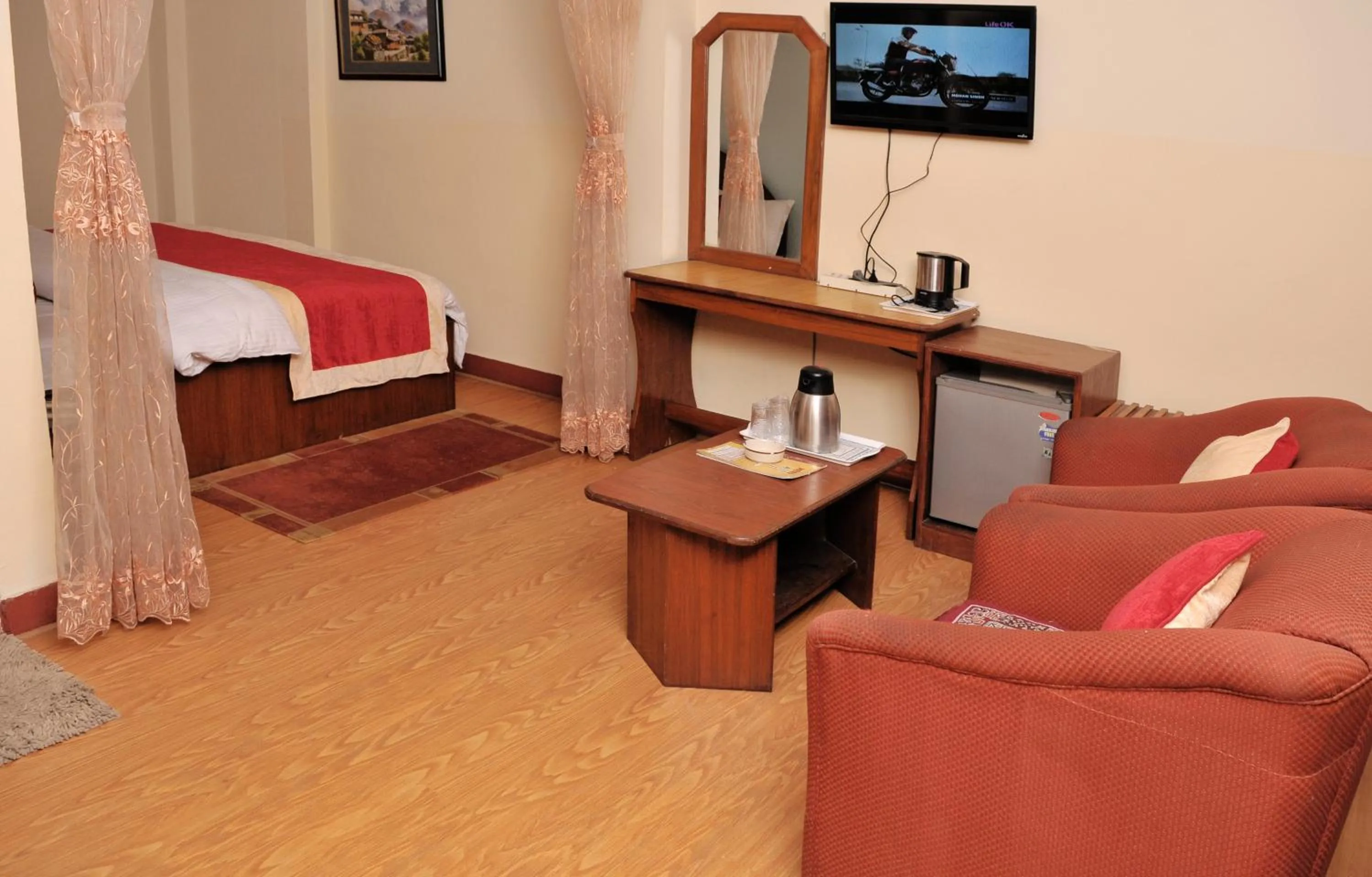 Photo of the whole room in Hotel Brihaspati