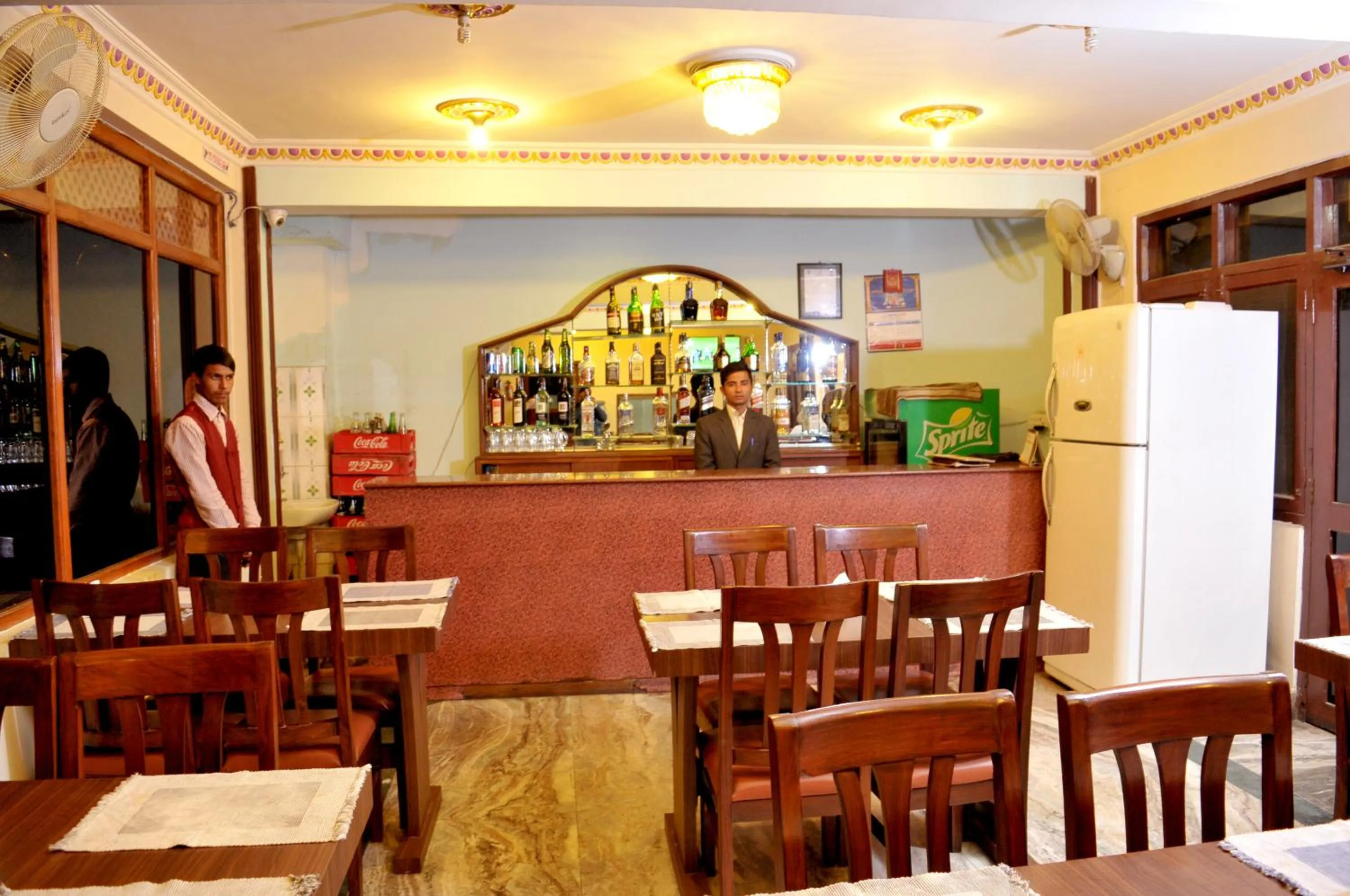 Decorative detail in Hotel Brihaspati