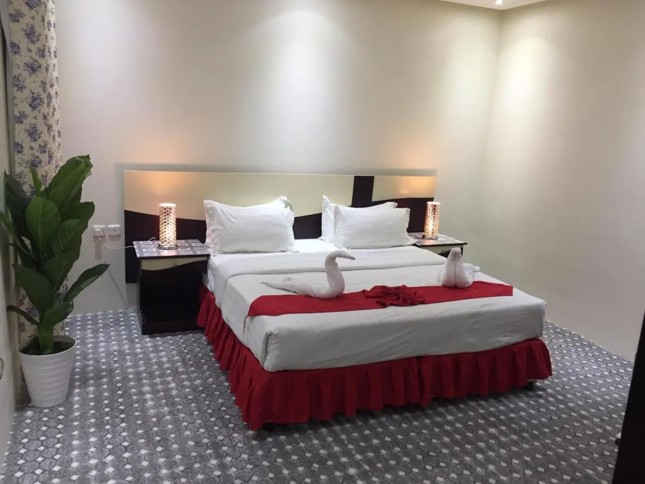 Bed in Merfal Hotel Apartments Al Taawan