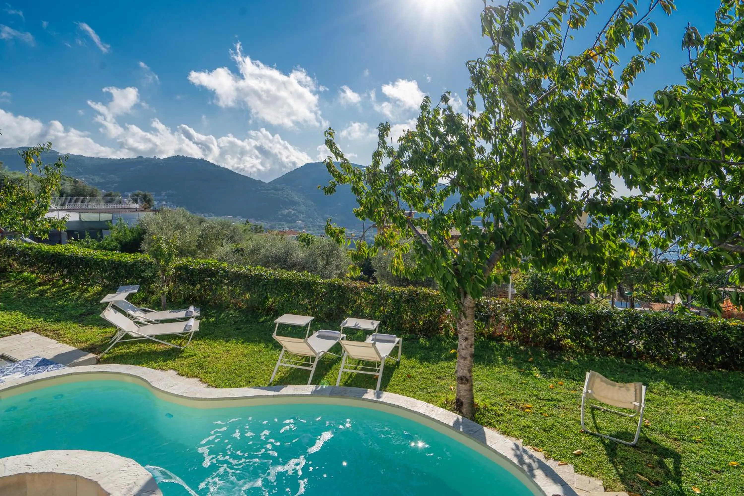 Pool view in Villa Prota