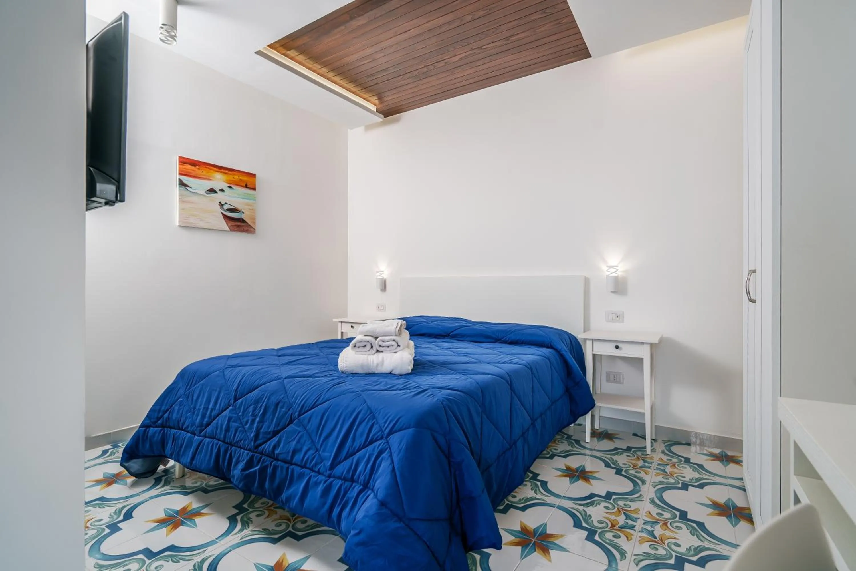 Bed in Villa Prota