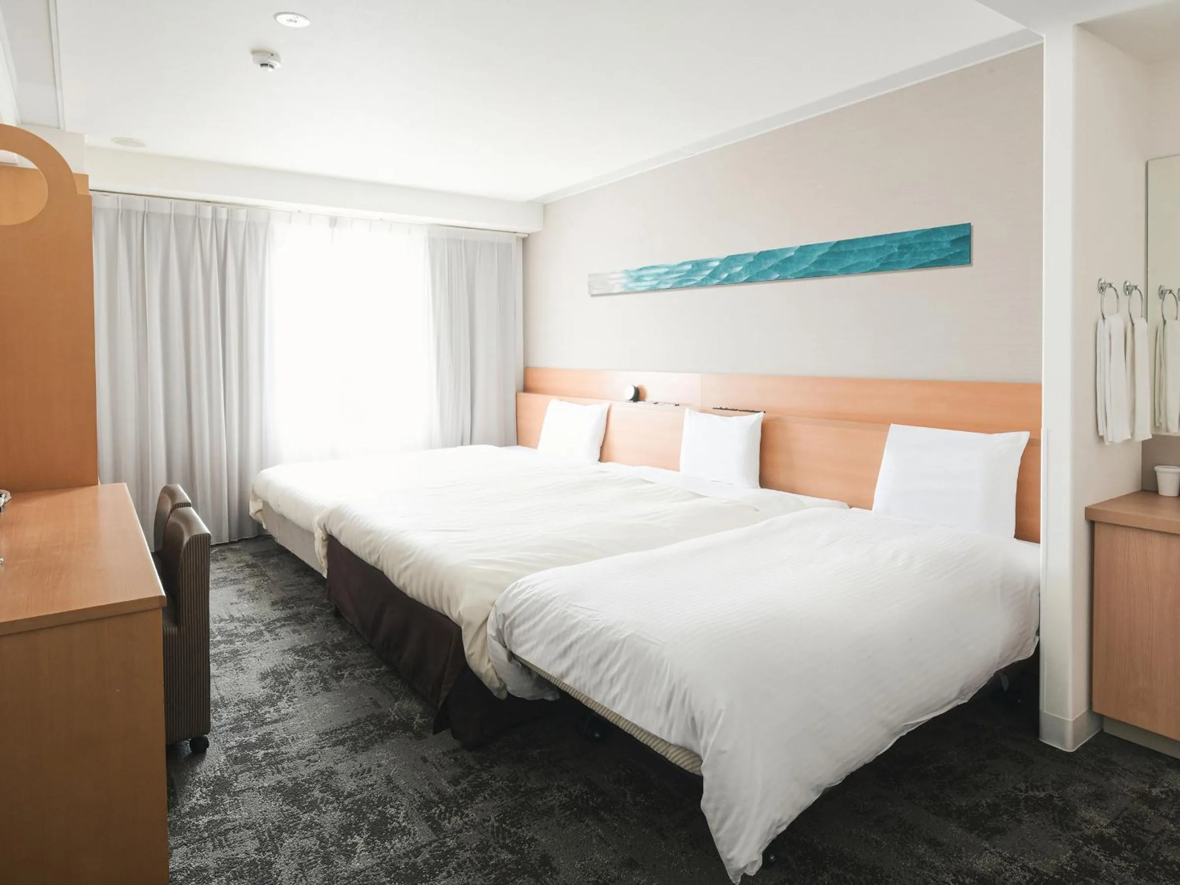 Bed in Vessel Hotel Ishigakijima