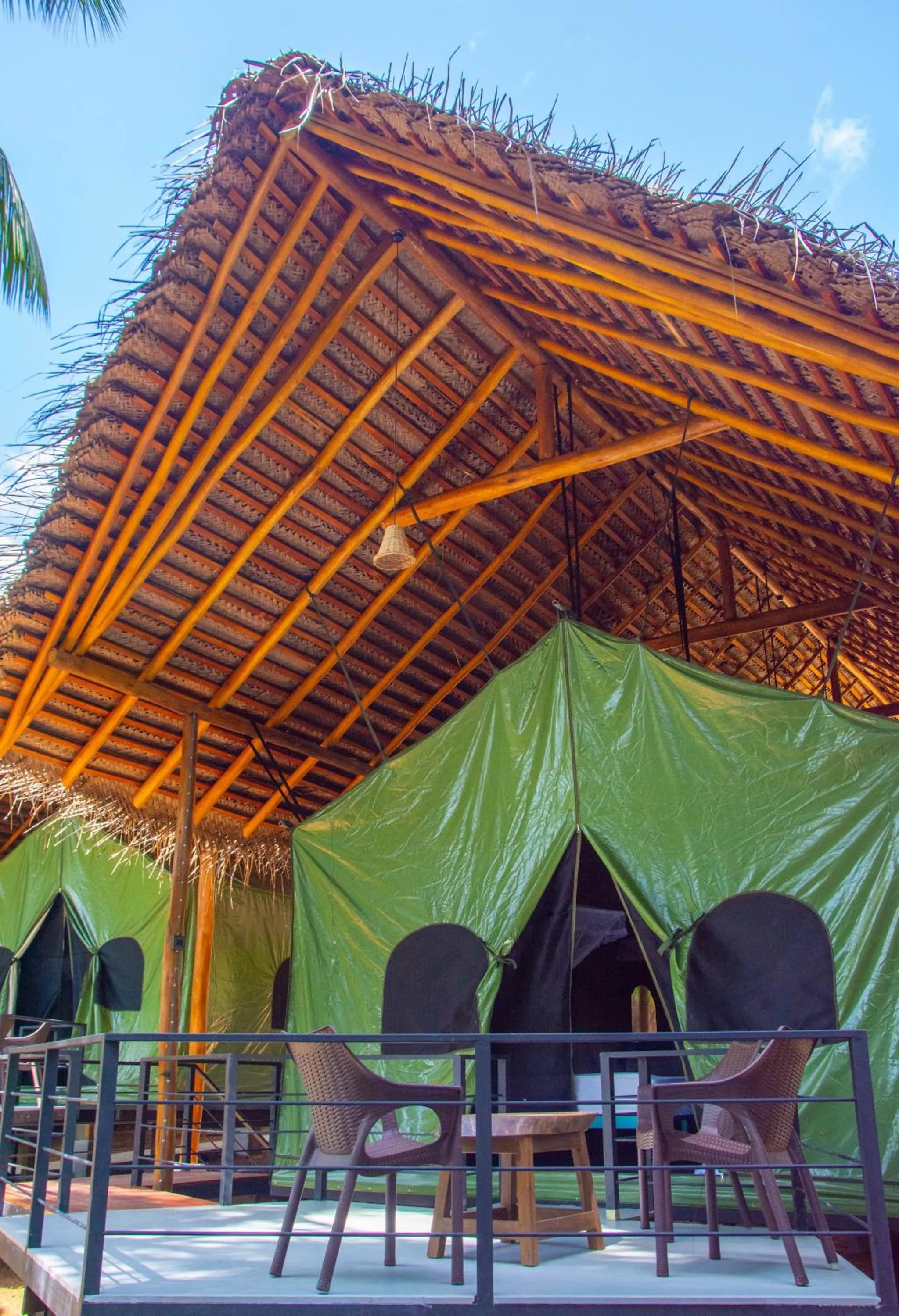 Patio in Athgira River Camping - Udawalawe