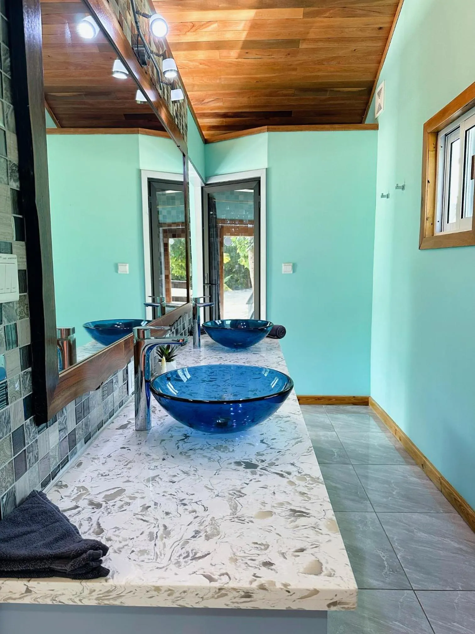Bathroom in Mangata Villas Adults Only