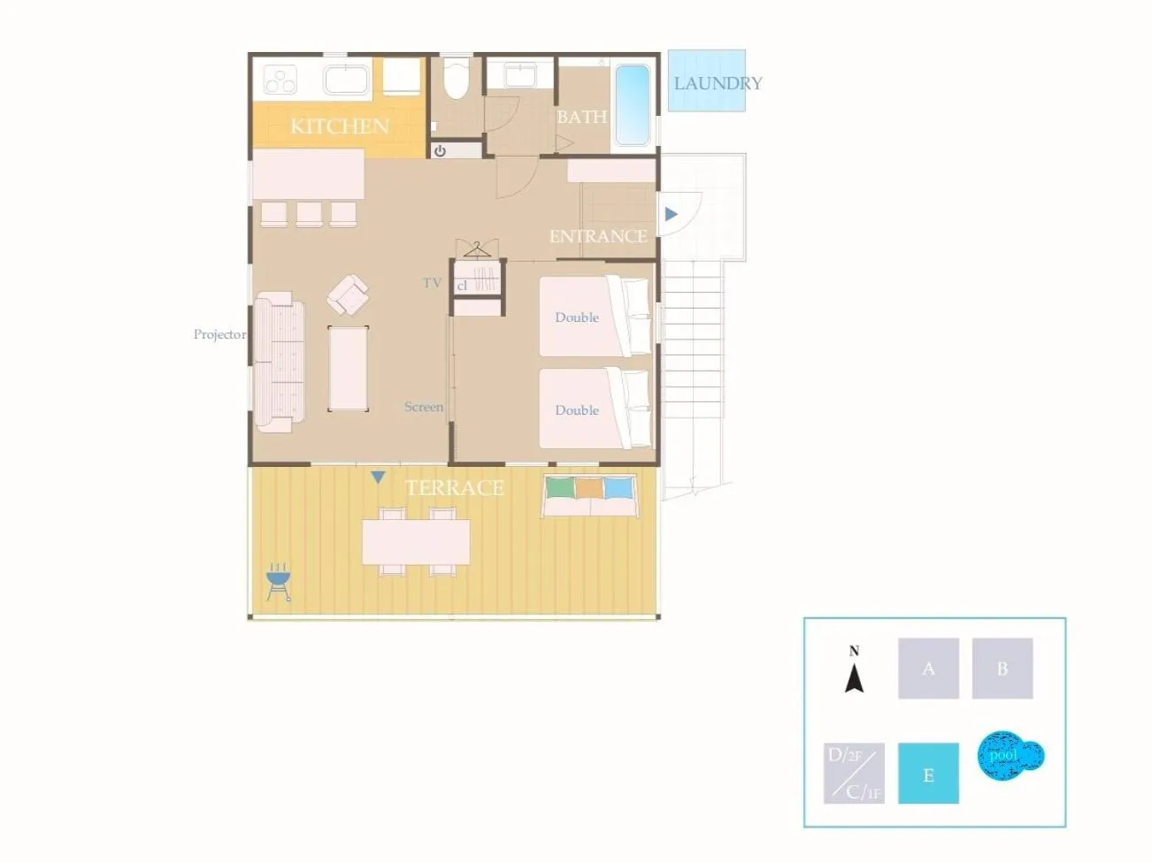 Floor plan in Mihana Onnason