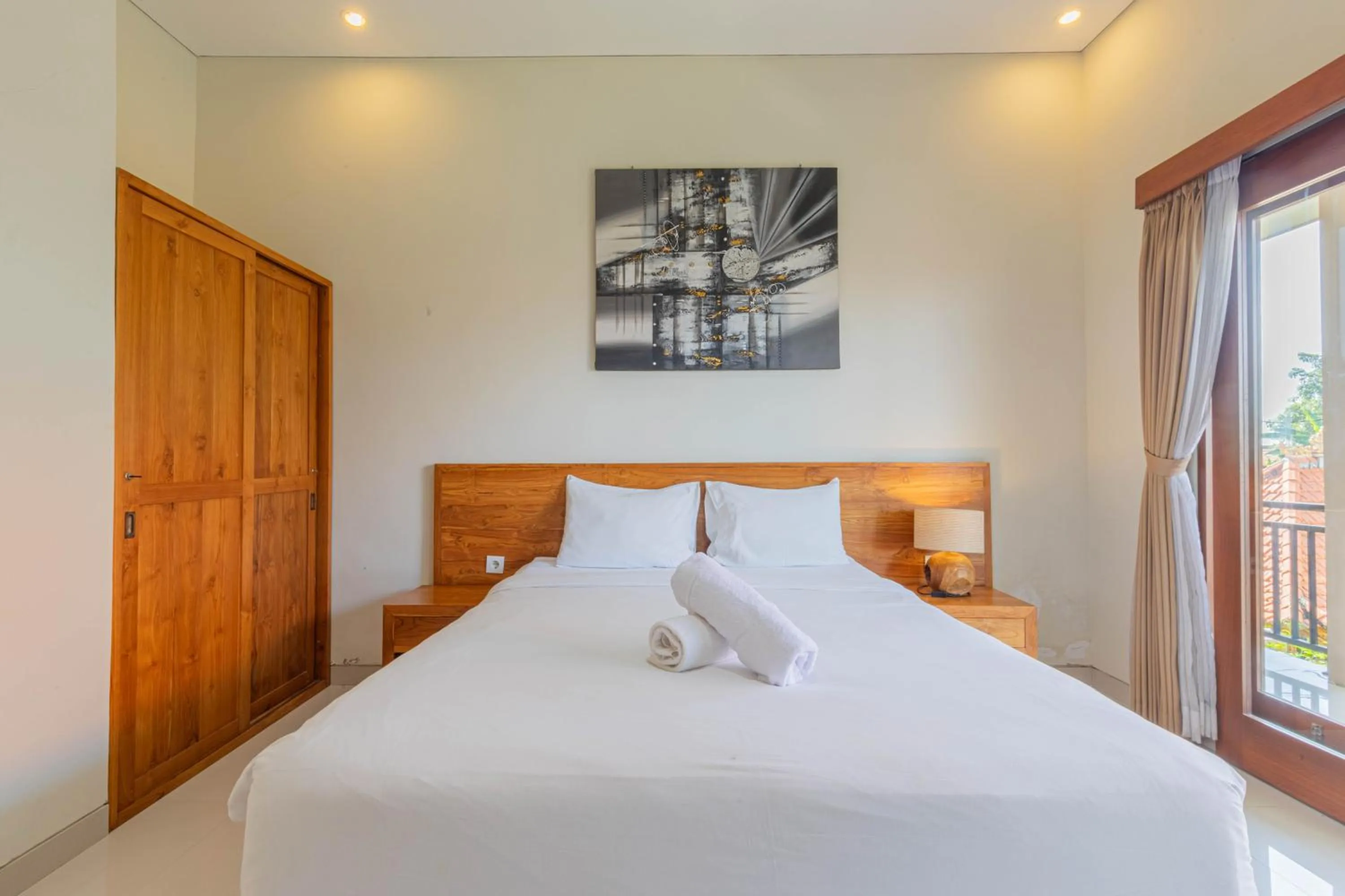 Bed in Komala Homestay