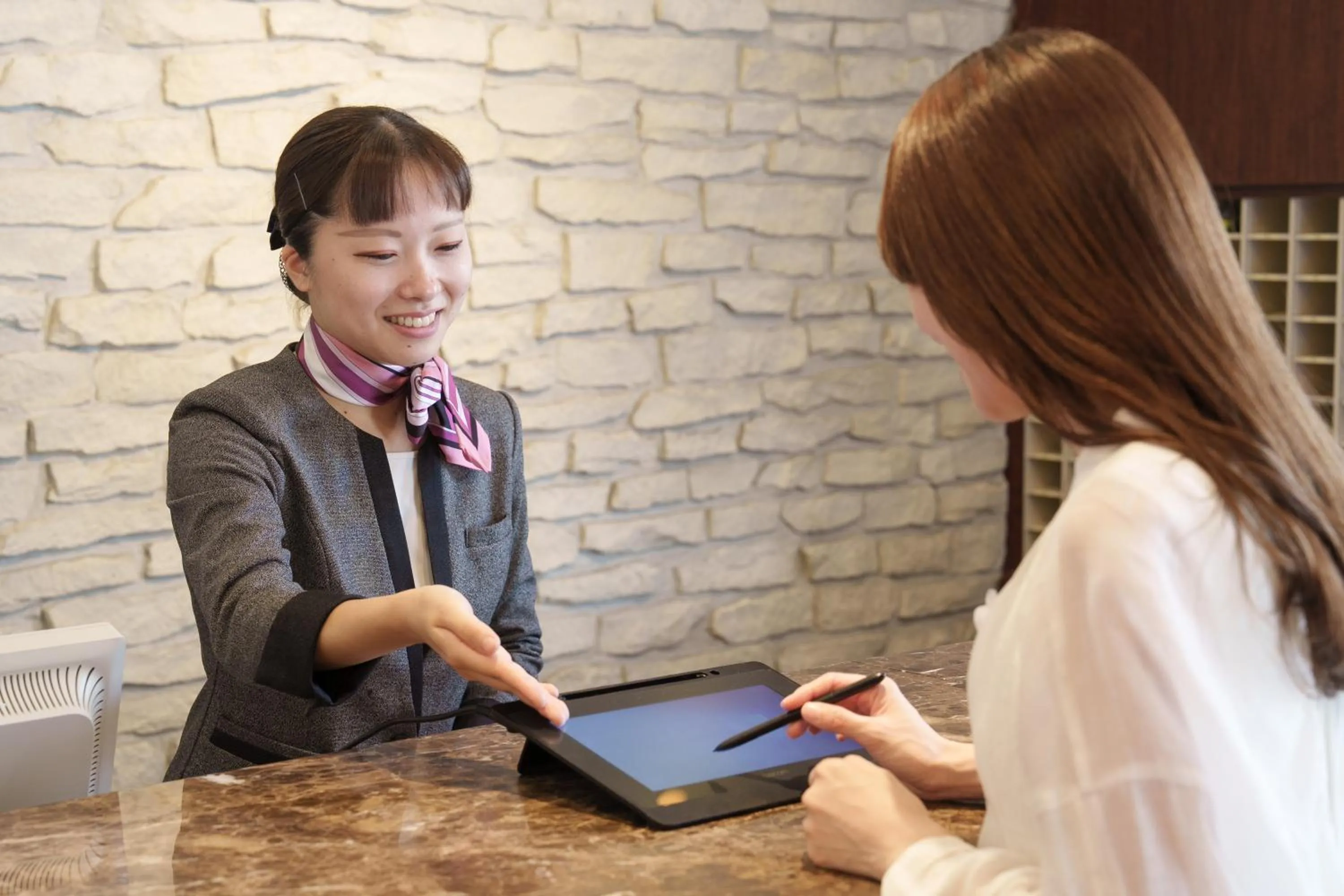Staff in Hotel Eclair Hakata